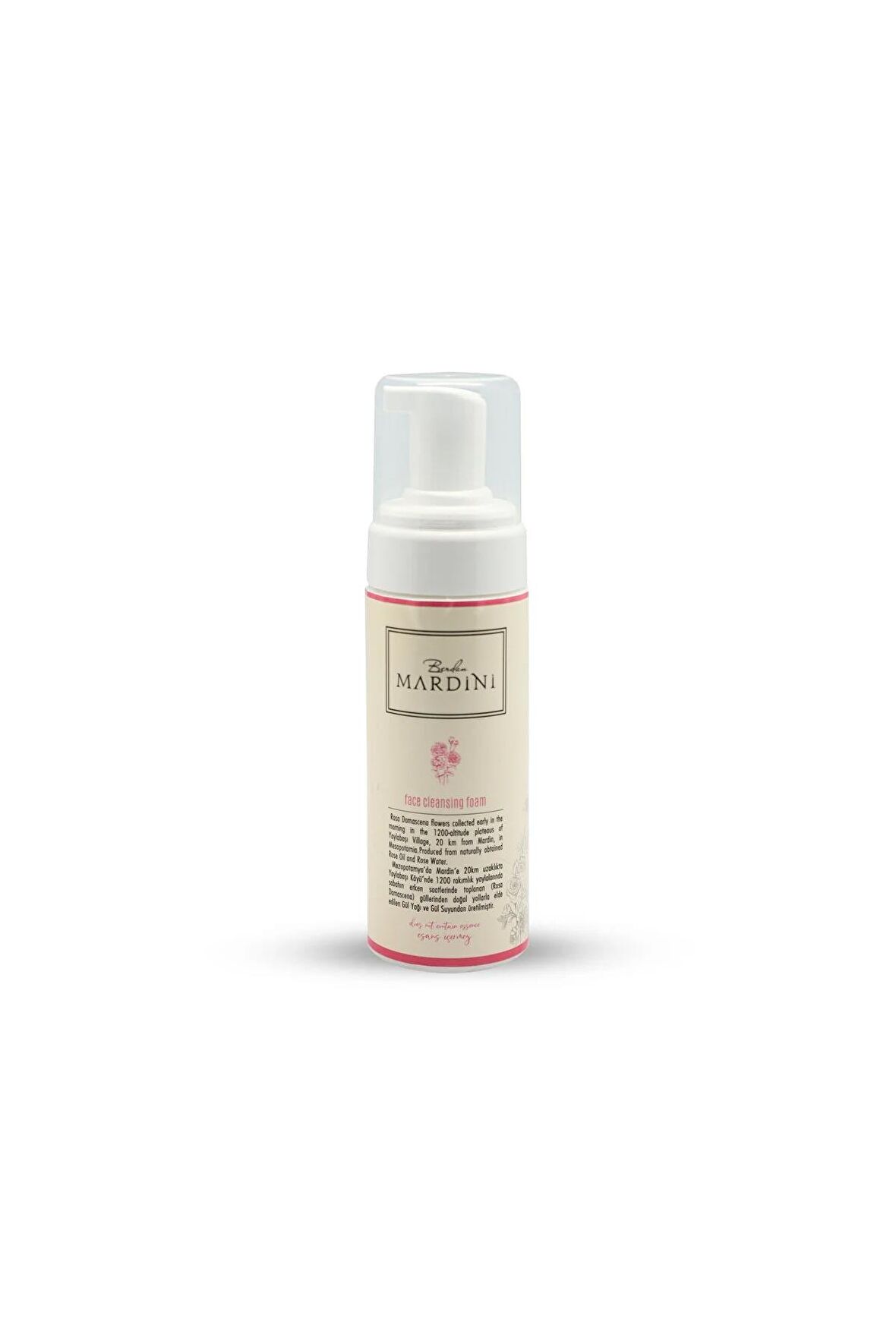 DOĞAL GÜL YÜZ TEMİZLEME KÖPÜĞÜ 150 ML