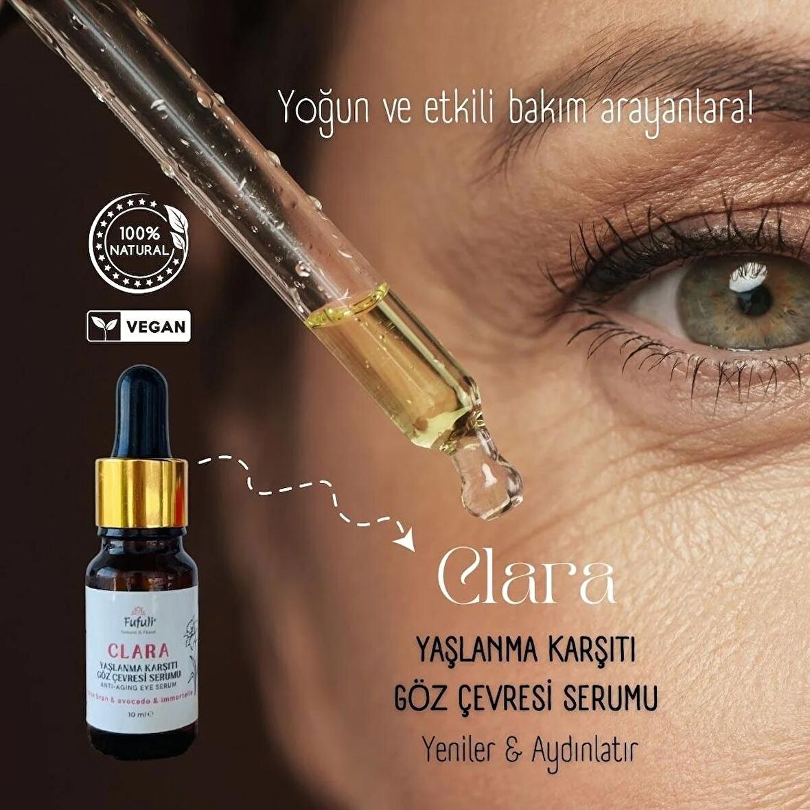 CLARA YAŞLANMA KARŞITI GÖZ ÇEVRESİ SERUMU 10 ml