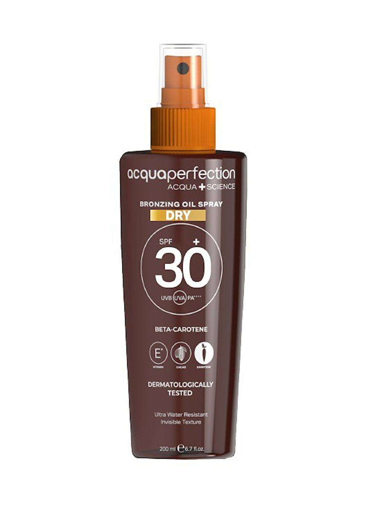 Acqua Perfection Bronzlaştırıcı Kuru Yağ Spray SPF 30  200 ML