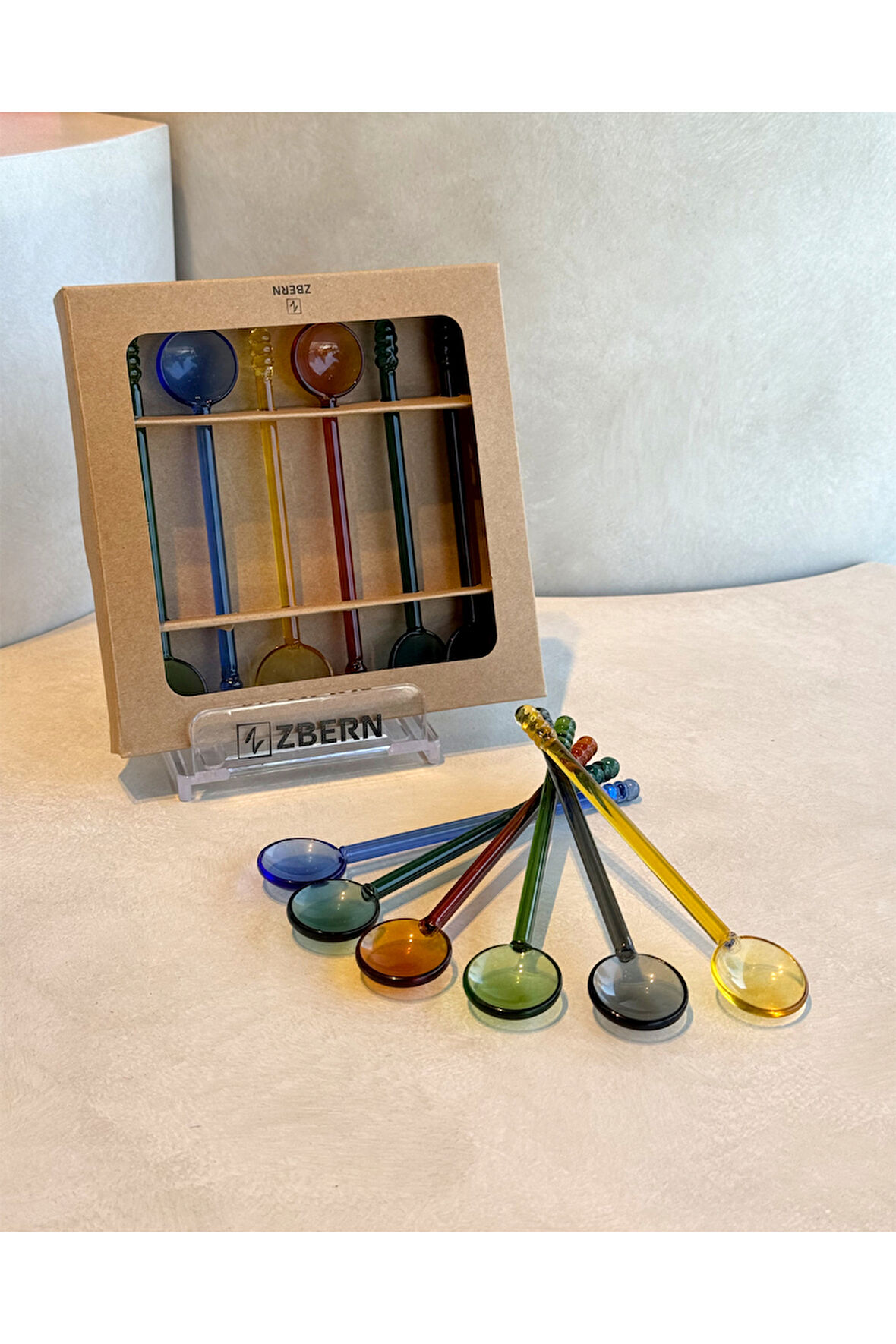 6'LI RENKLİ KAŞIK SETİ