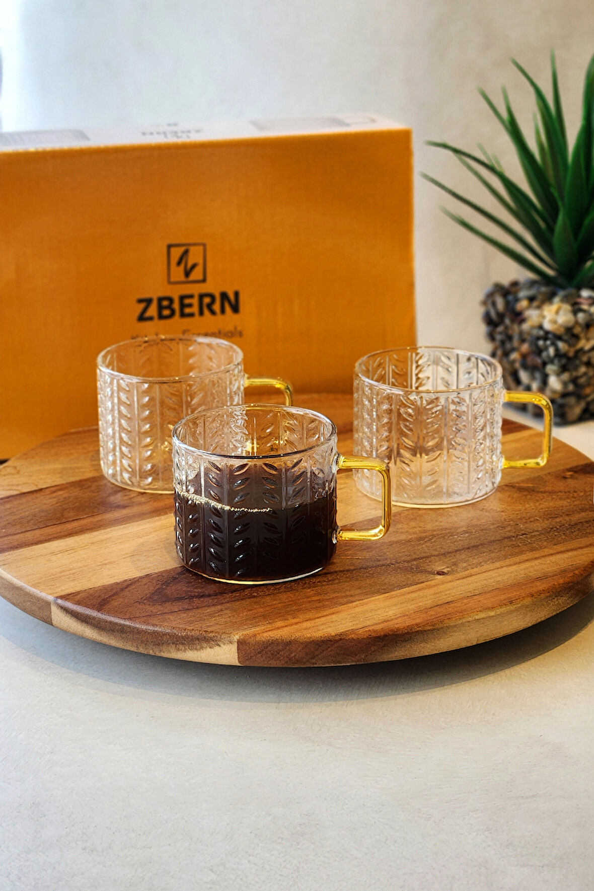 6'LI DESENLİ KUPA -150 ML