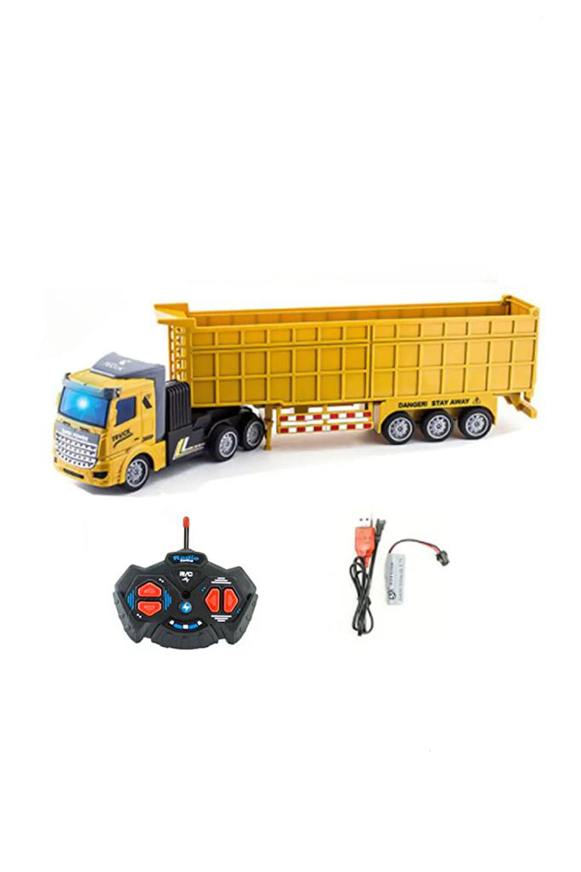 Limon Oyuncak Uzaktan Kumandalı Şarjlı Taşıyıcı Tır LA011-1