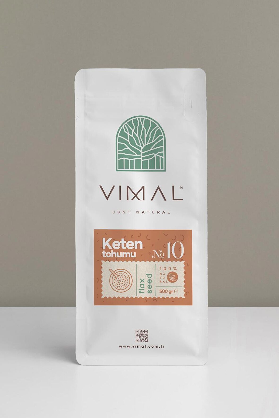 VIMAL Keten Tohumu 500 gr Flax seed kilitli Paket