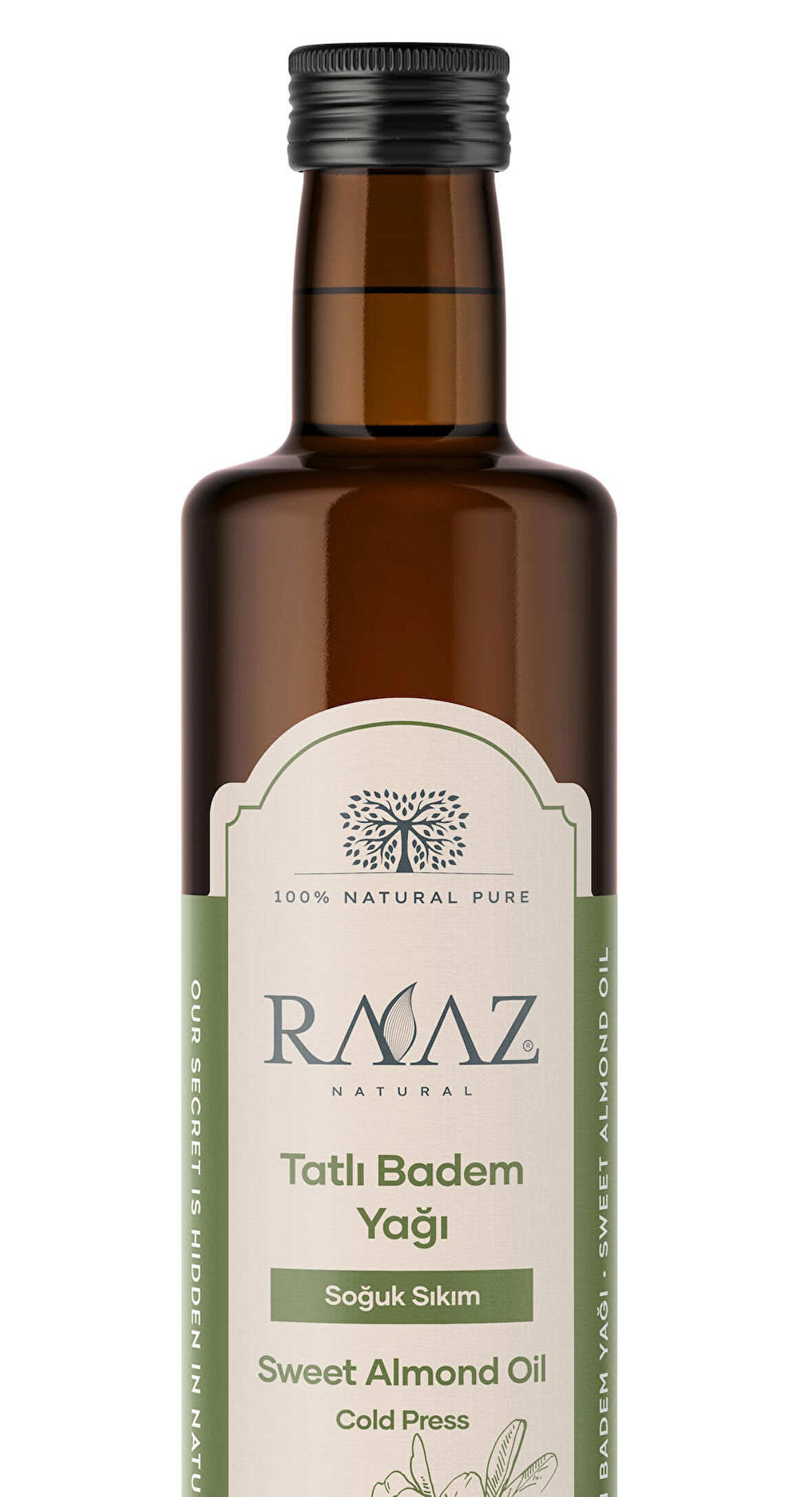 Raaz %100 Saf ve Doğal Tatlı Badem Yağı 250 ml