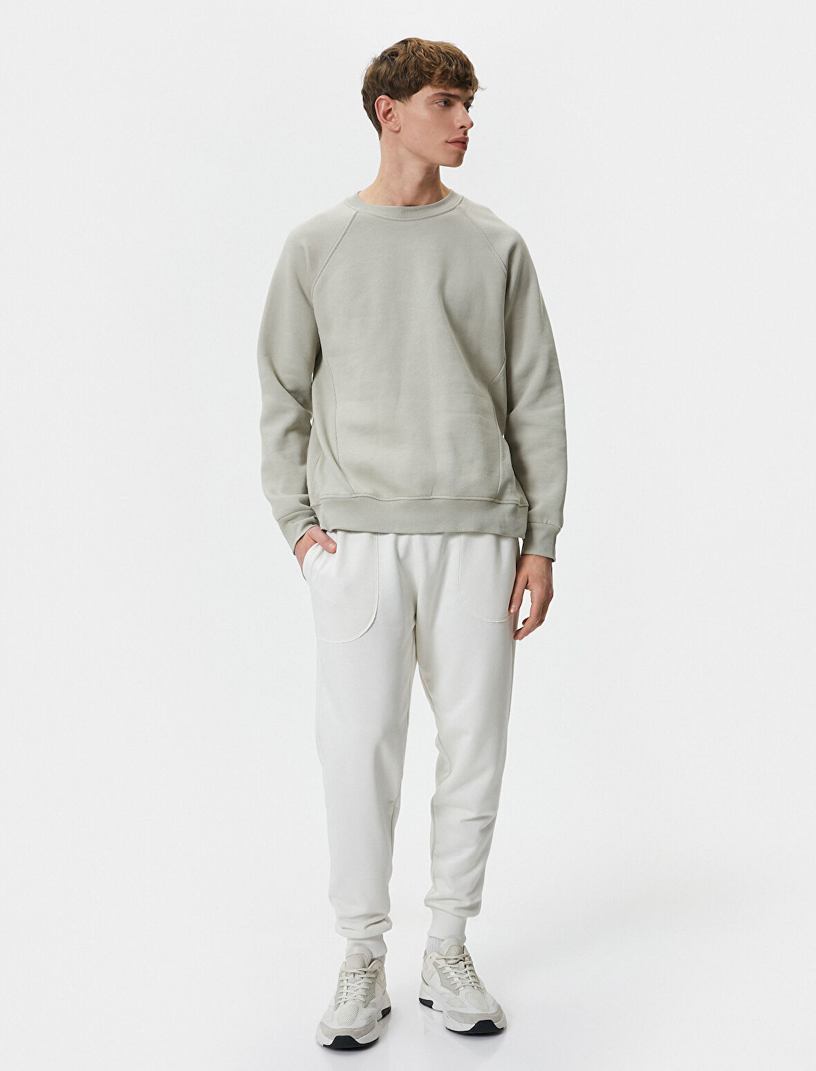 Jogger Eşofman Altı Beli Bağcıklı Cep Detaylı