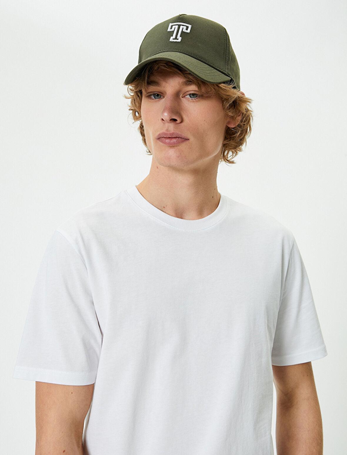 Basic Tişört Bisiklet Yaka Kısa Kollu