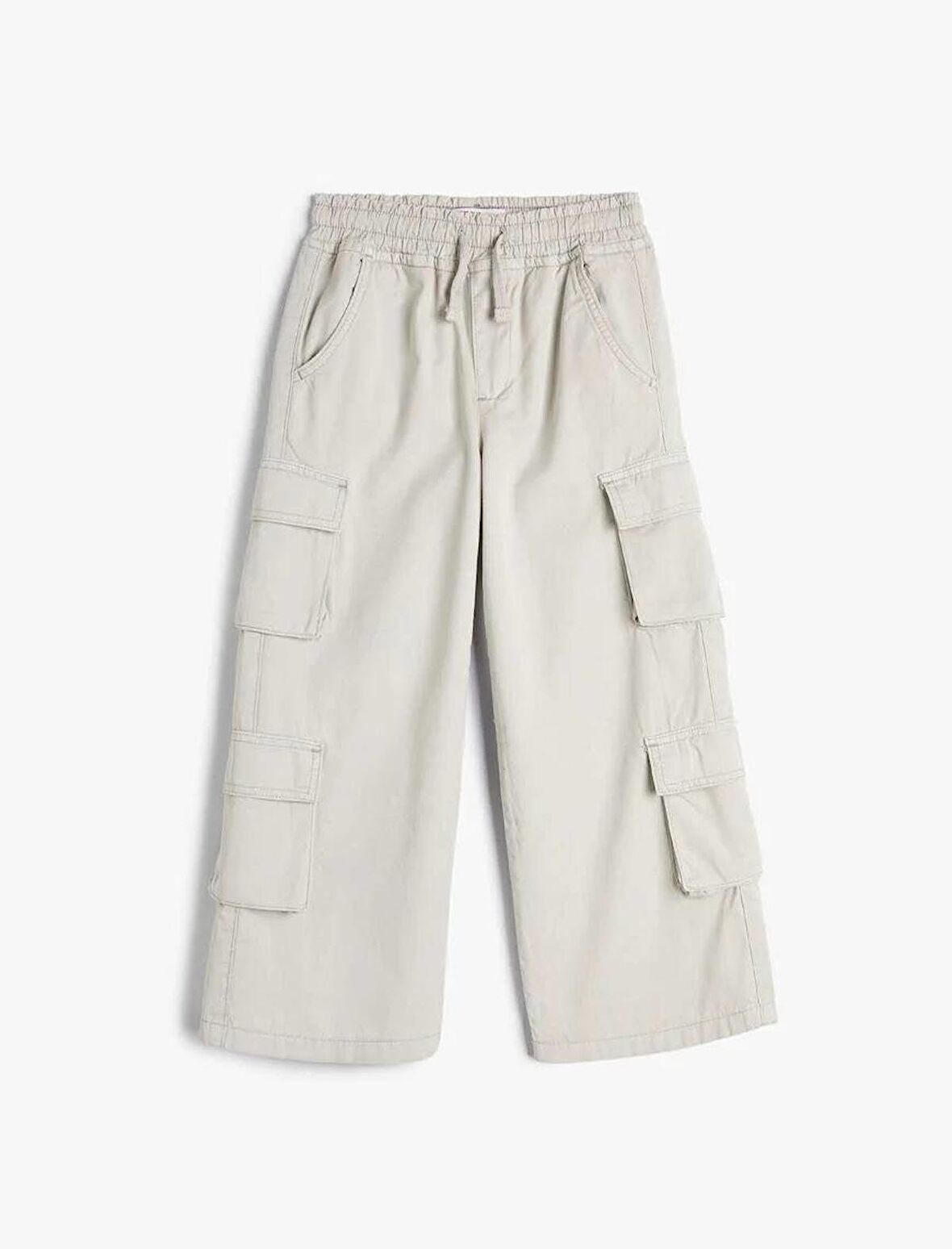 4SKG40047AD Koton Kız Çocuk Jean Pantolon GRİ