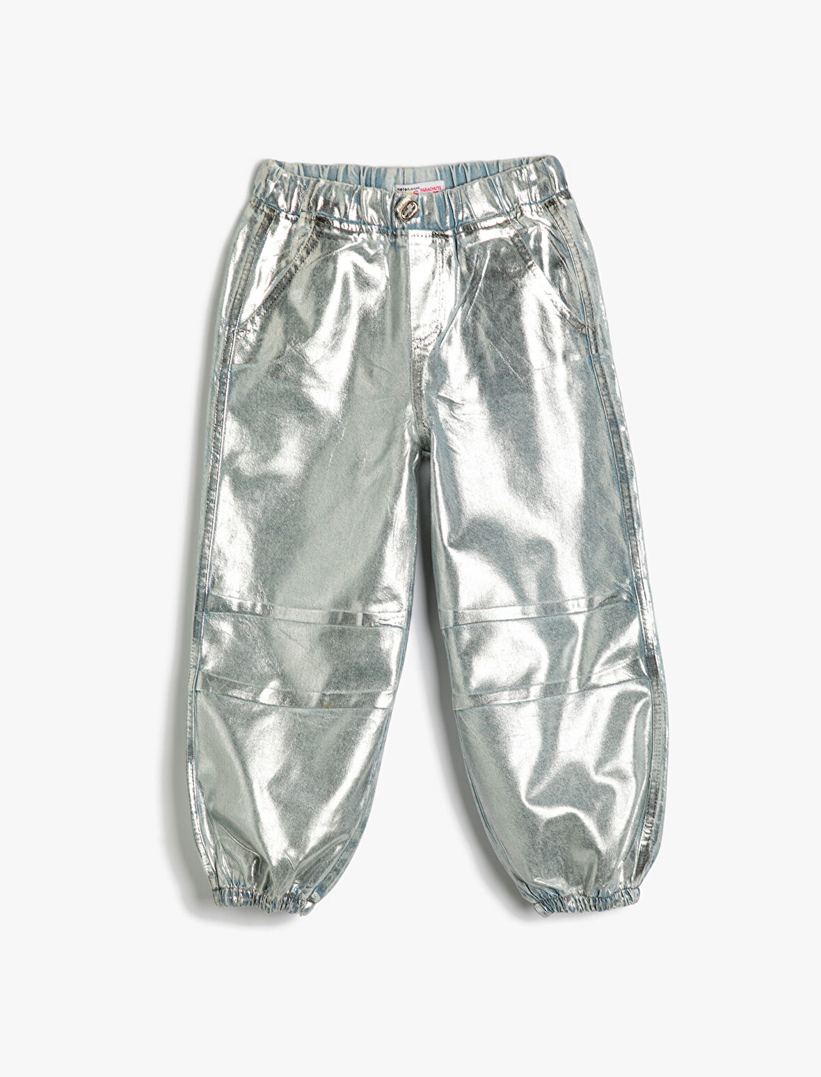 Varaklı Parlak Paraşüt Pantolon 