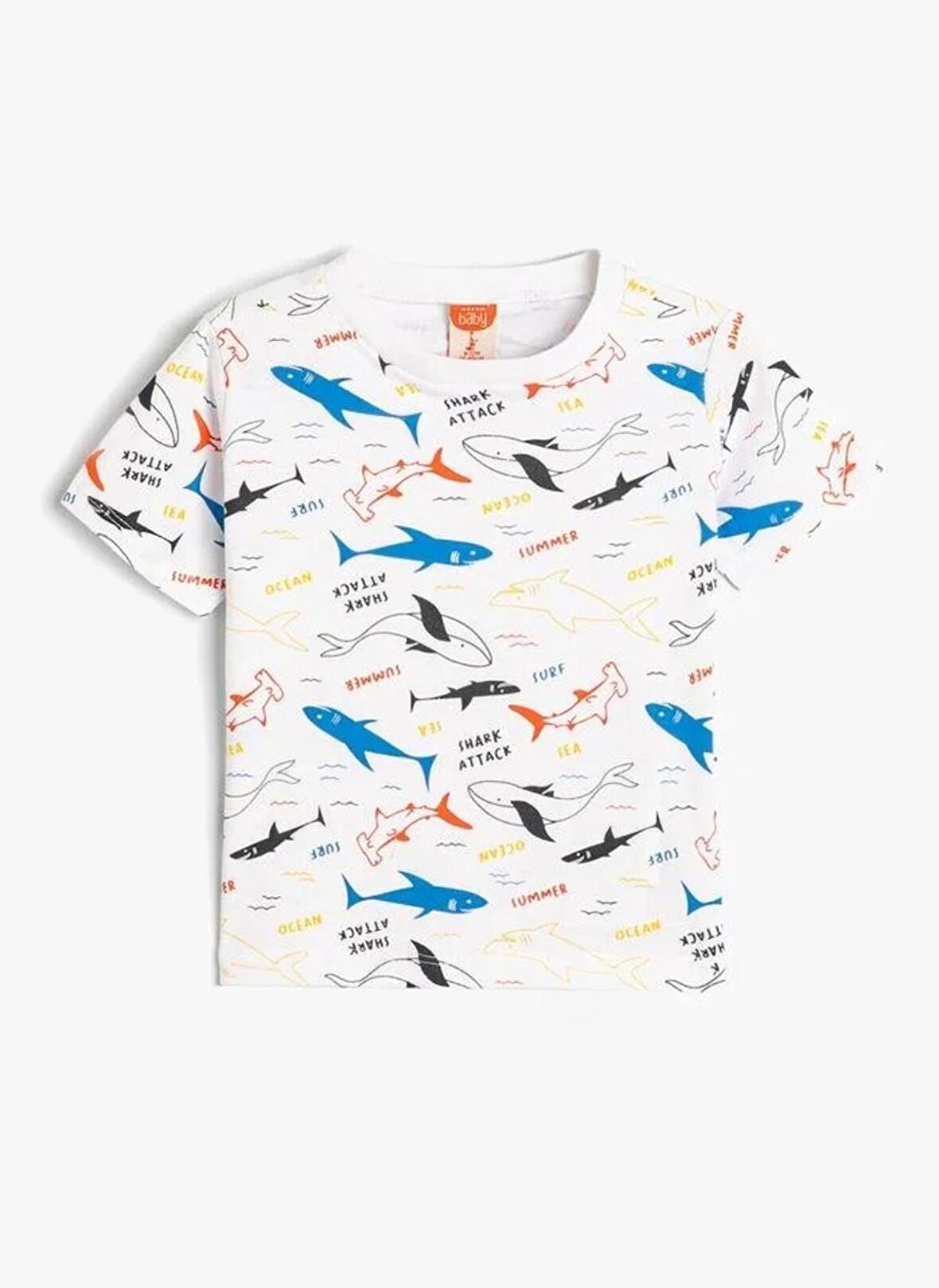Koton Ekru Erkek T-Shirt 4SMB10178TK