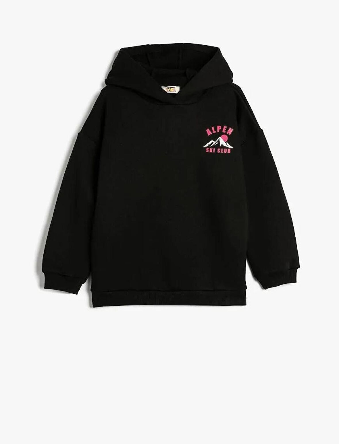 4WKG10701AK Koton Kız Çocuk Sweat SİYAH