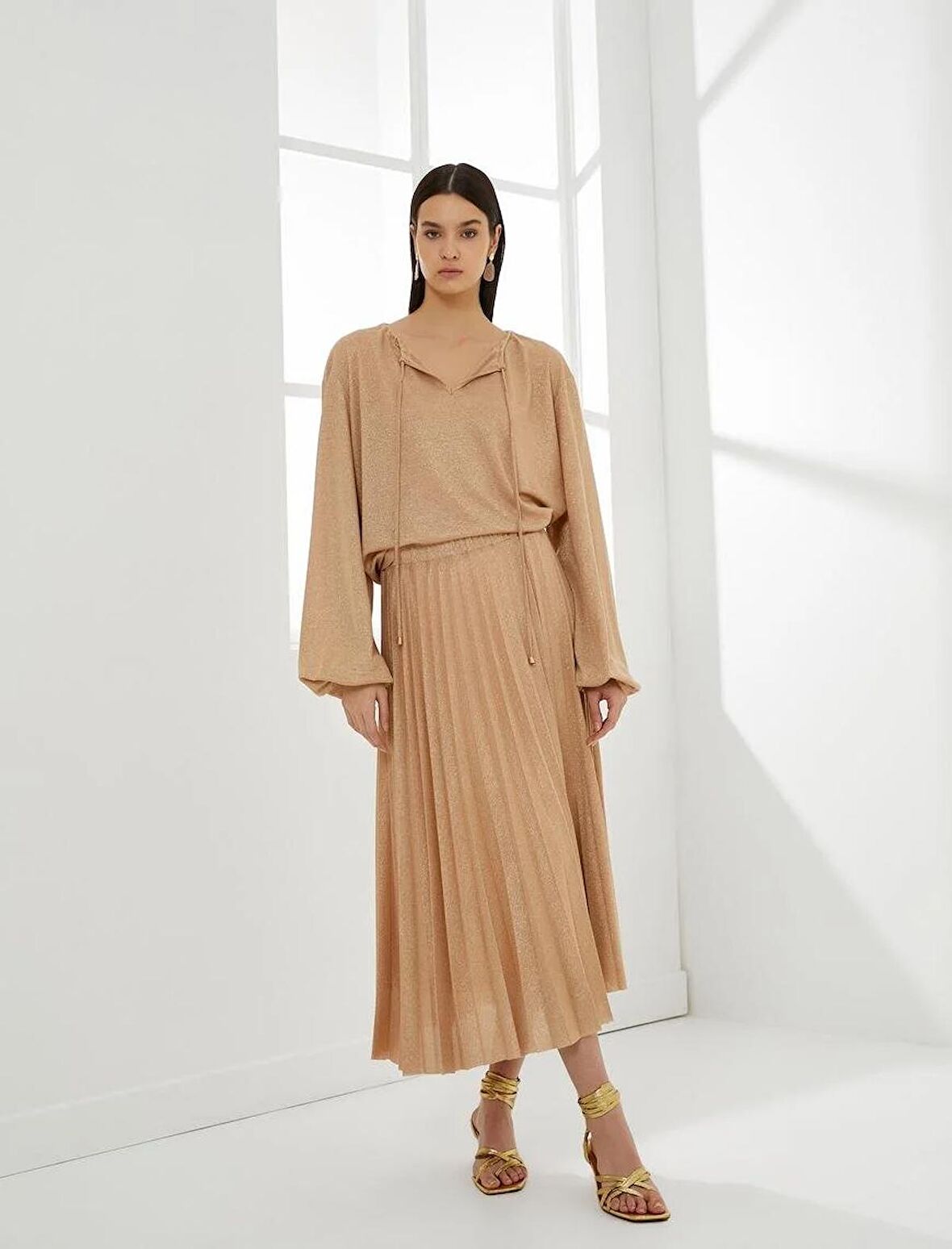 Koton Kadın Bluz 4SAK80003UK PUDRA