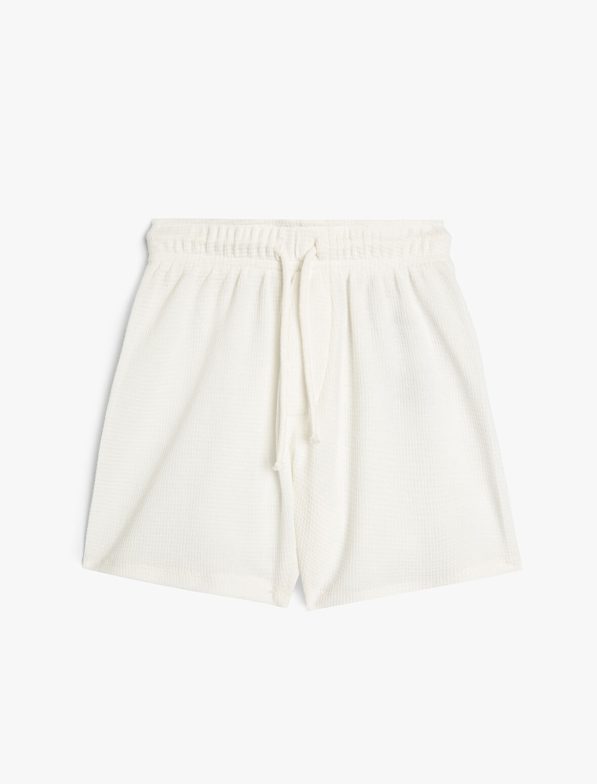 Basic Şort Beli Bağlamalı Pamuklu