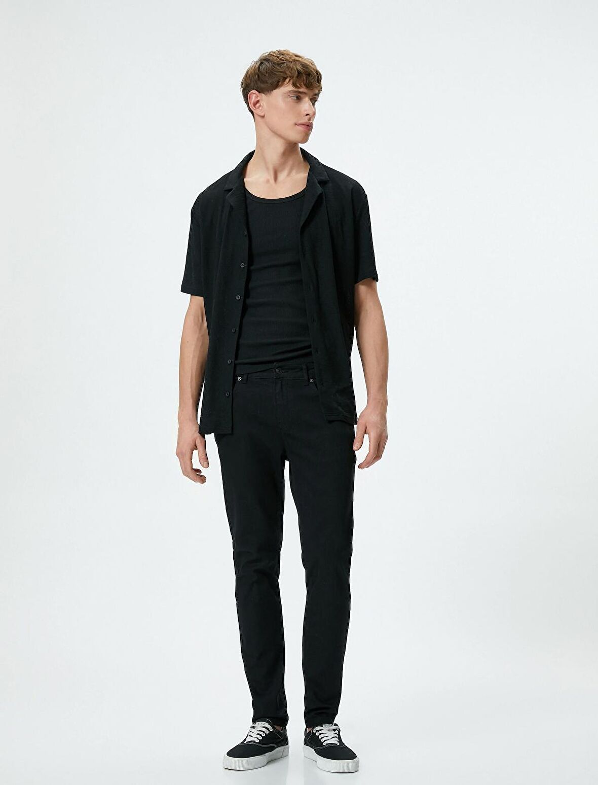 4Sam40233Nd Koton Mıchael Erkek Jean Pantolon SİYAH