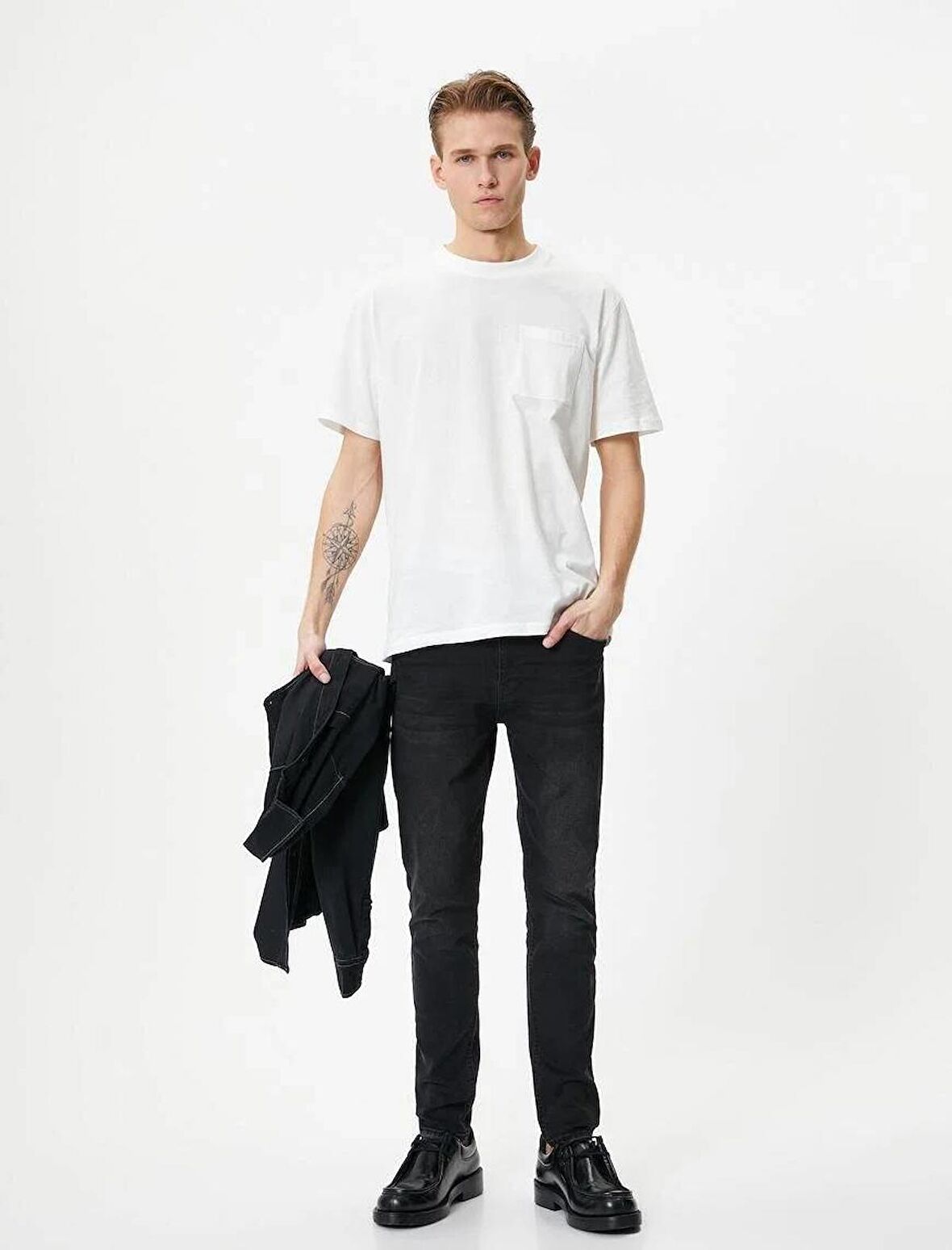 4SAM40239ND Koton Erkek Jean Pantolon SİYAH