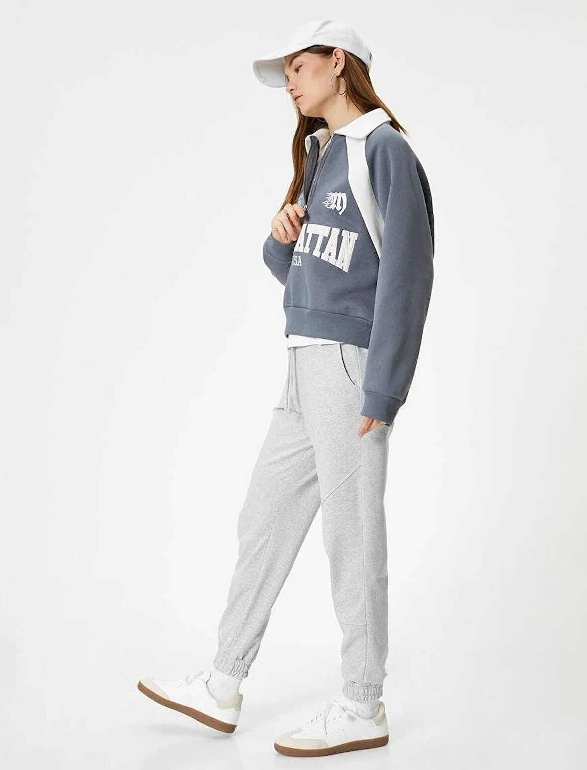 5WAL40007IK Koton Kadın Eşofman Alt ANTRASİT