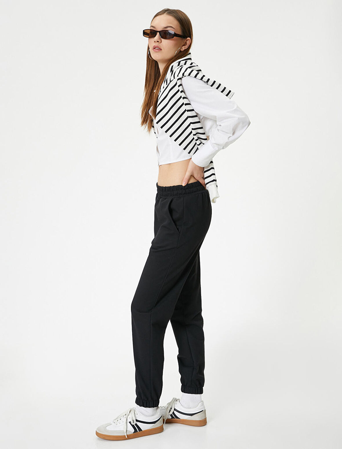 Jogger Eşofman Altı Cepli Rahat Kalıp