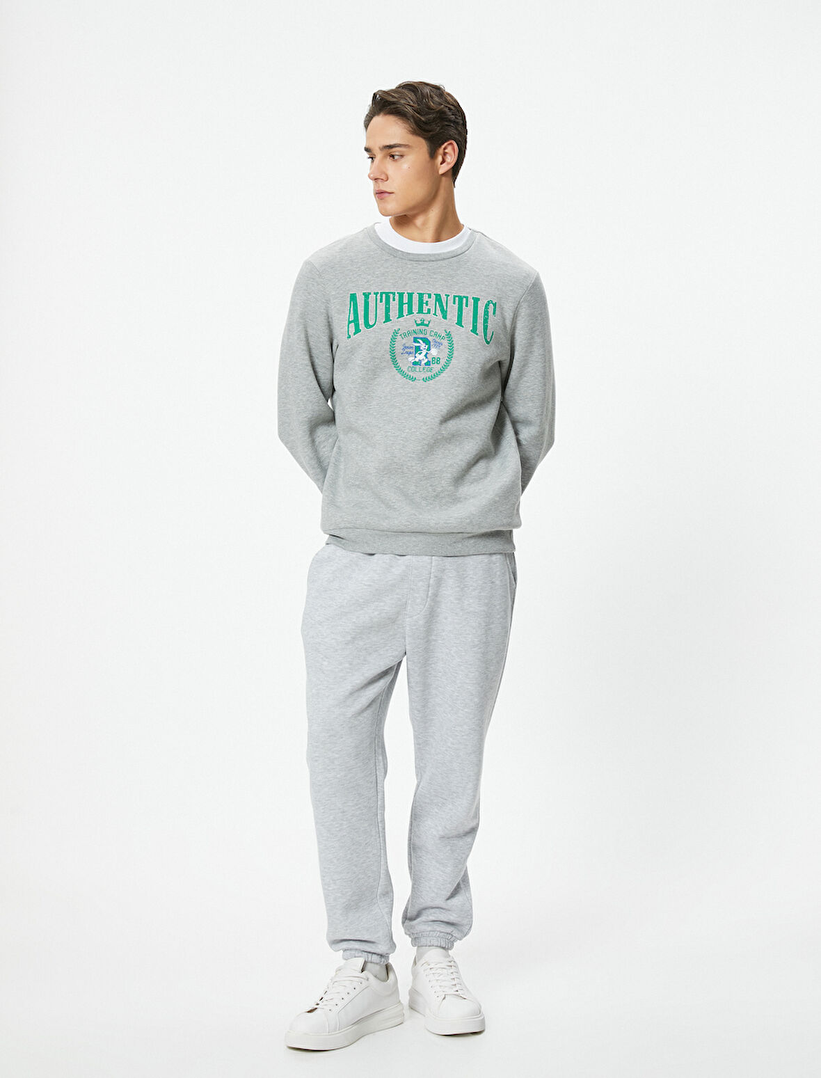 Beli Bağcıklı Cep Detaylı Şardonlu Jogger Eşofman Altı