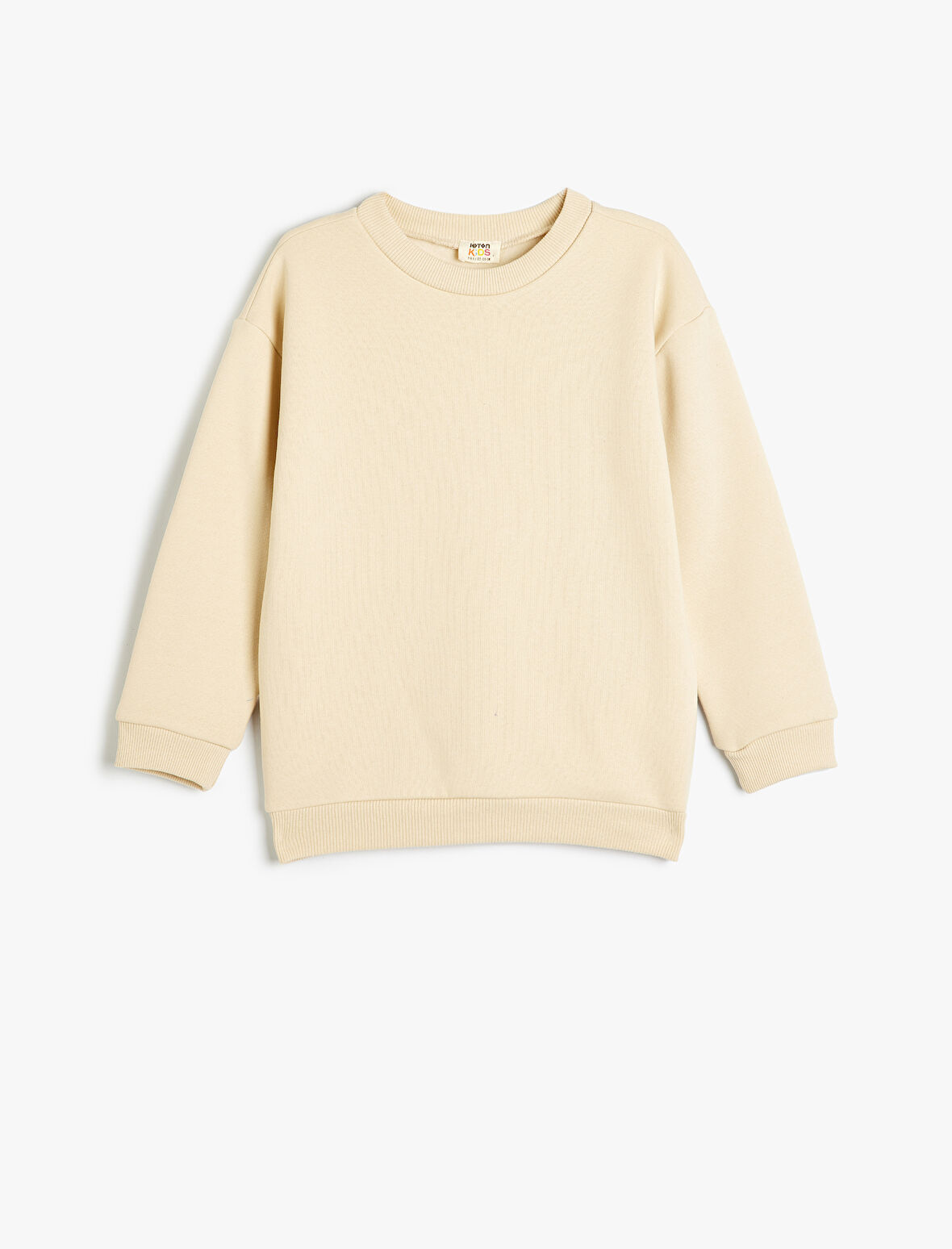 Basic Sweatshirt Uzun Kollu Bisiklet Yaka