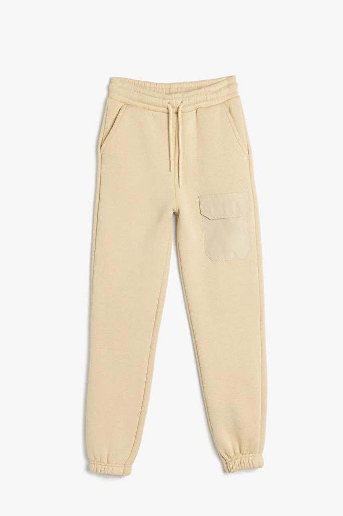 Koton Erkek Çocuk Basic Jogger Eşofman Altı Beli Bağlamalı Cep Detaylı Şardonlu
