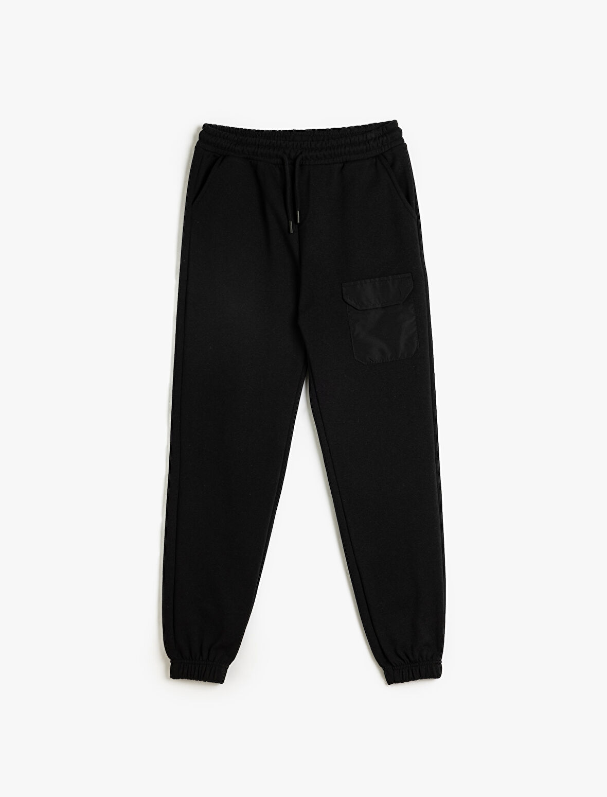 Jogger Eşofman Altı Beli Bağlamalı Cep Detaylı Şardonlu 