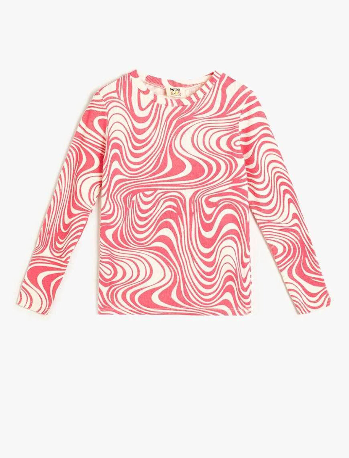 5WKG10015AK Koton Kız Çocuk Sweat PEMBE DESENLİ