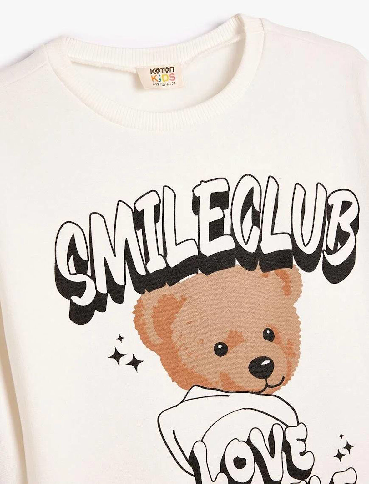5WKG10096AK Koton Kız Çocuk Sweat EKRU