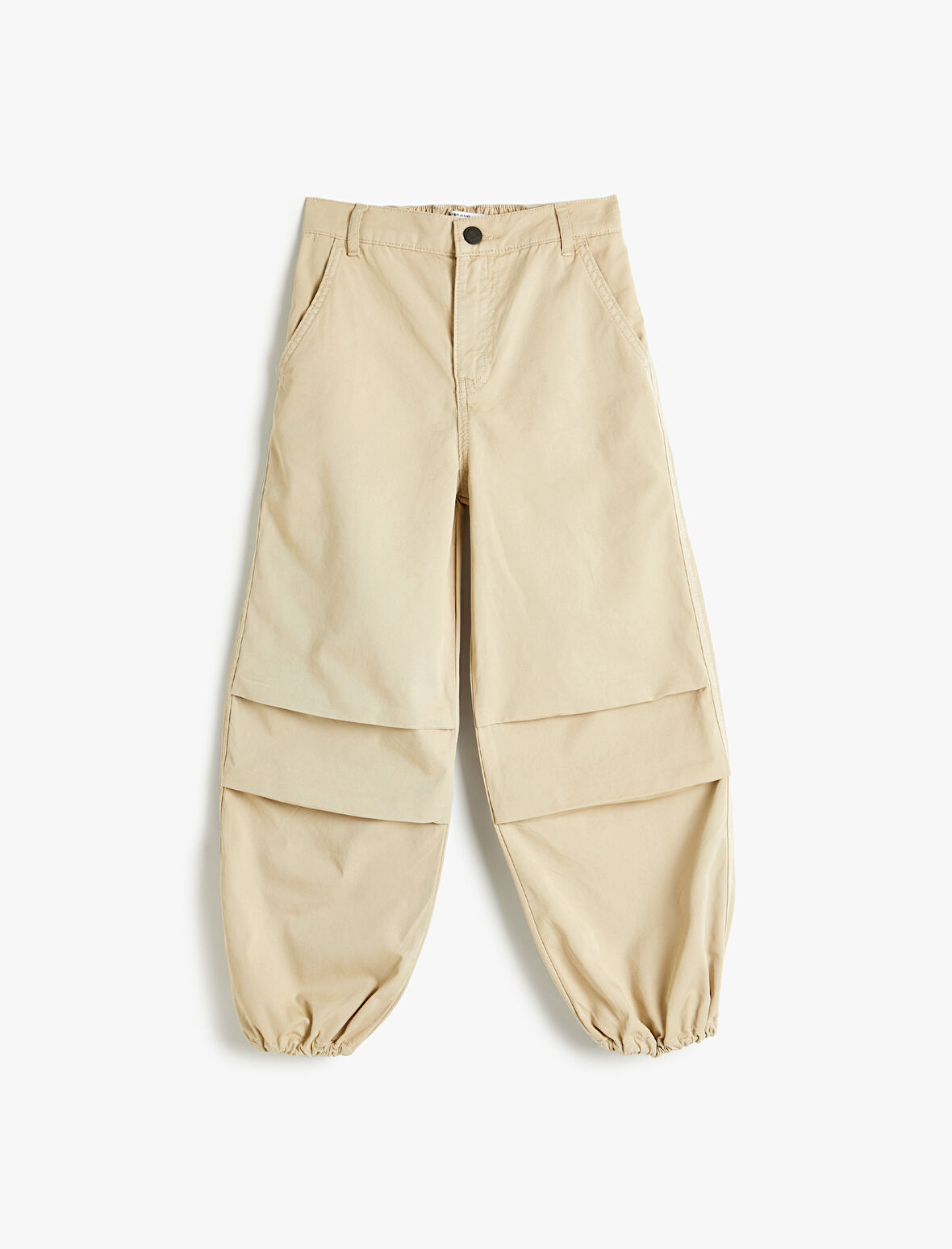 Paraşüt Pantolon Cepli Paçaları Elastik Pamuklu