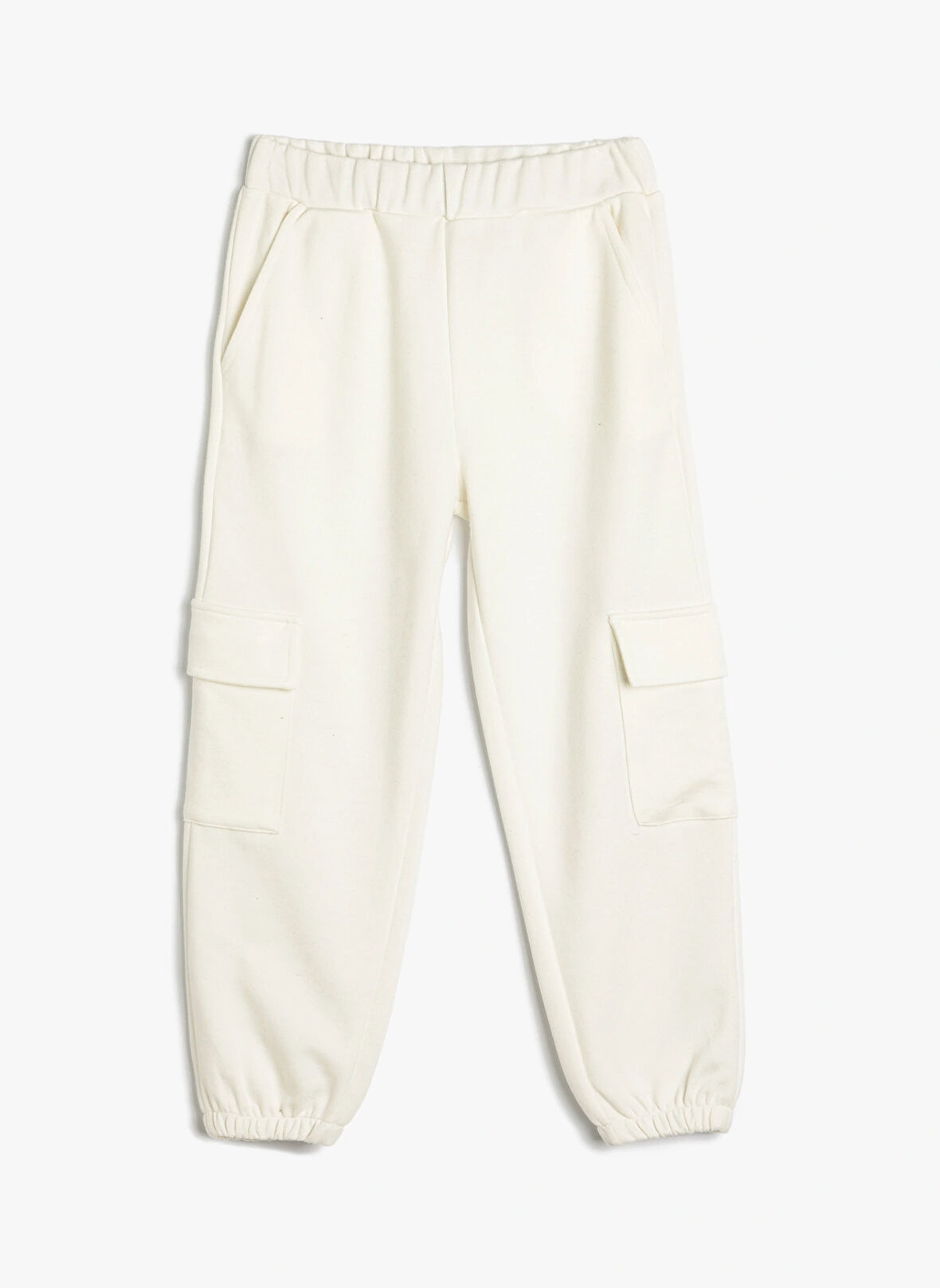 Koton Lastikli Paça Ekru Kız Çocuk Eşofman Altı 5WKG40040AK