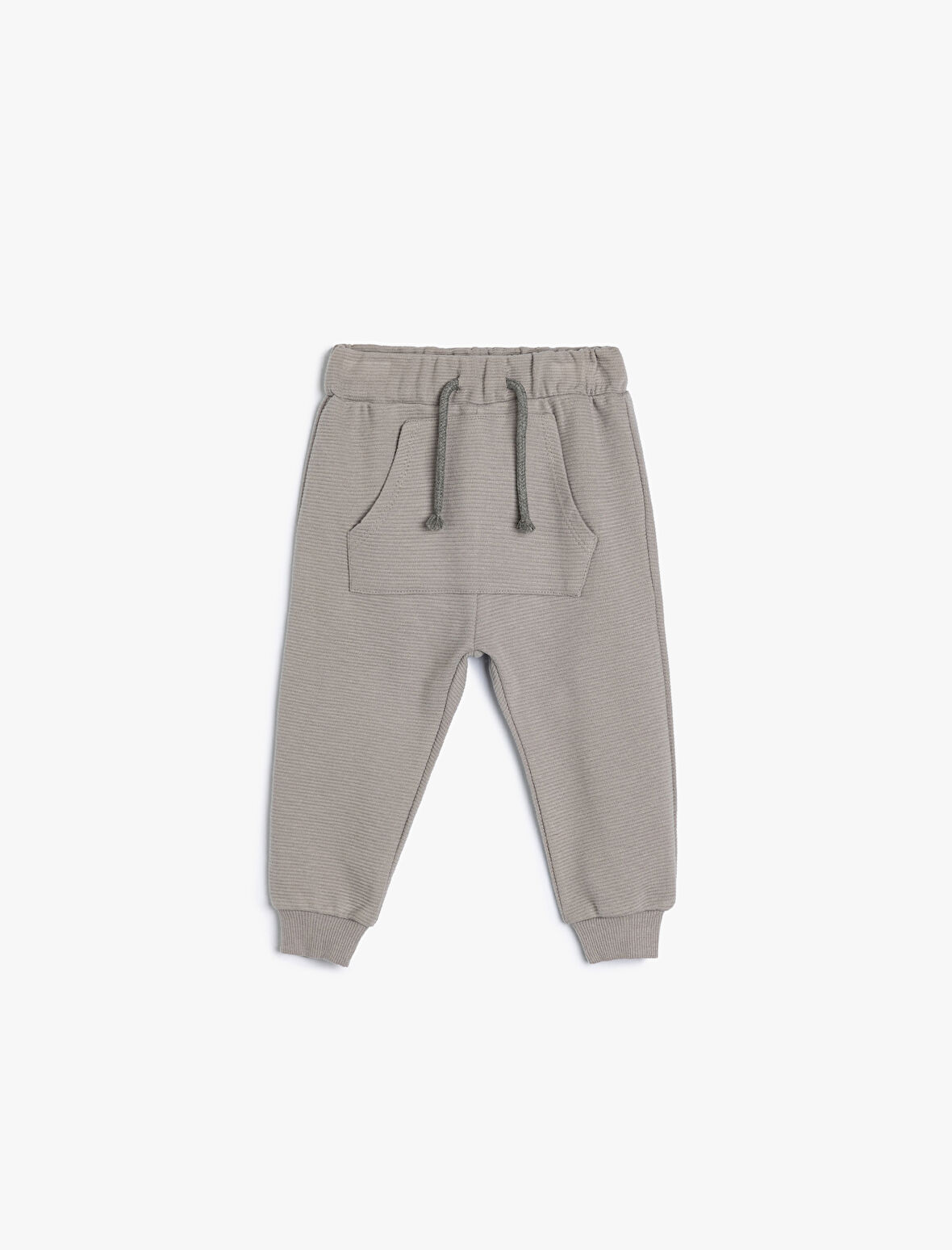 Basic Jogger Eşofman Altı Kanguru Cepli Beli Bağlamalı