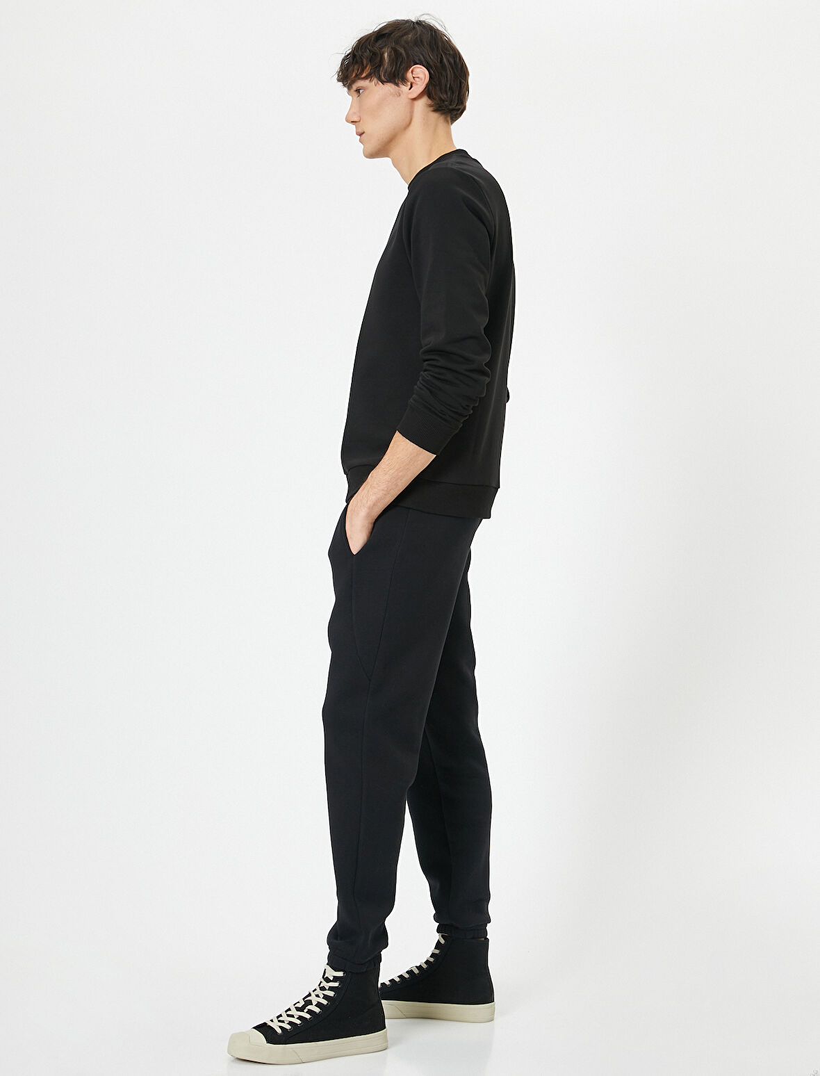 Jogger Eşofman Altı Beli Bağcıklı Cep Detaylı