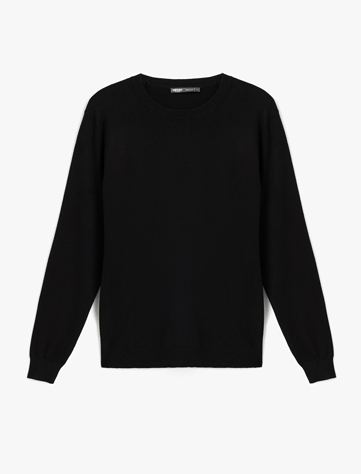 Basic Sweatshirt Bisiklet Yaka Uzun Kollu