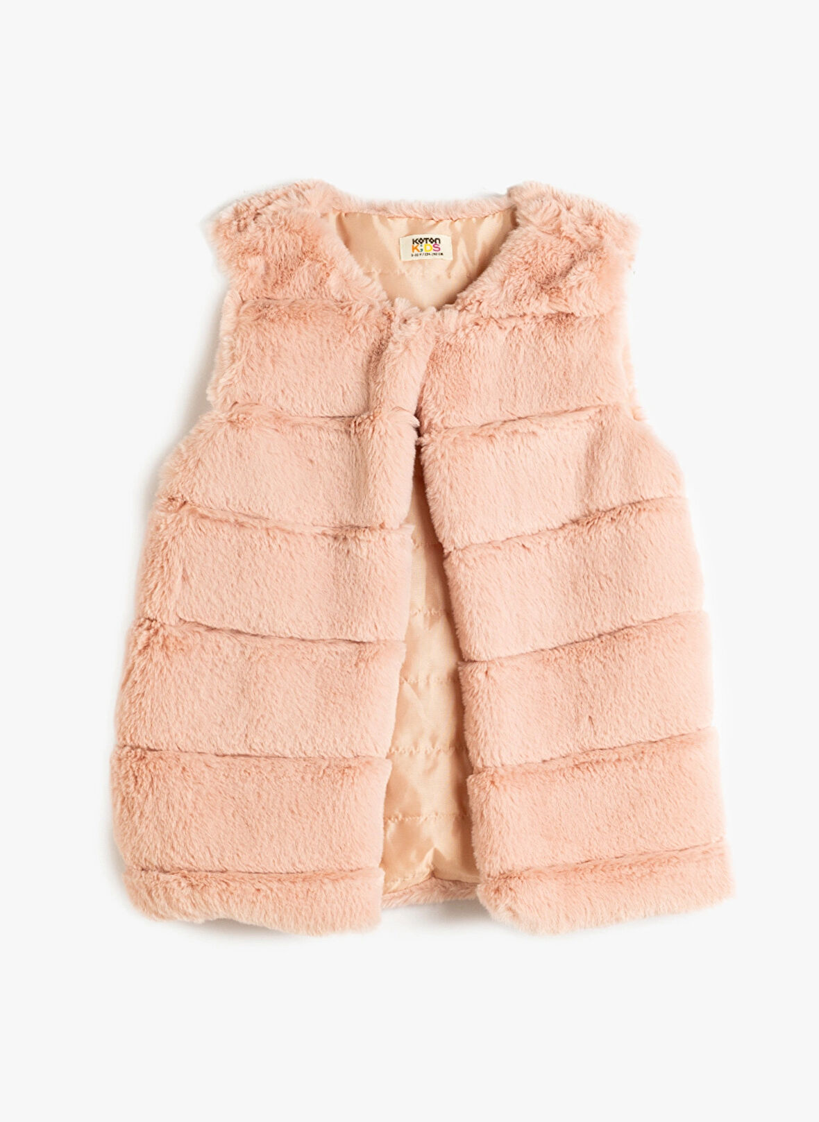 Koton Düz Somon Kız Çocuk Yelek 5WKG20042AW