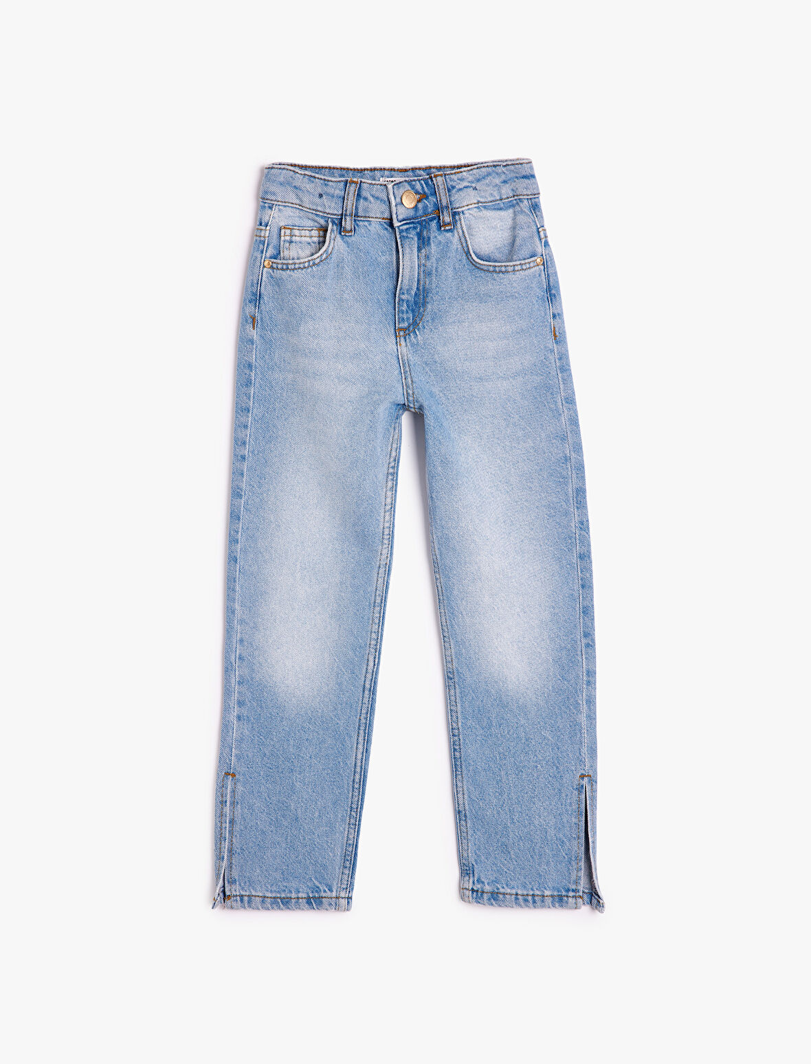 Normal Bel Dar Paça Kot Pantolon - Slim Jean