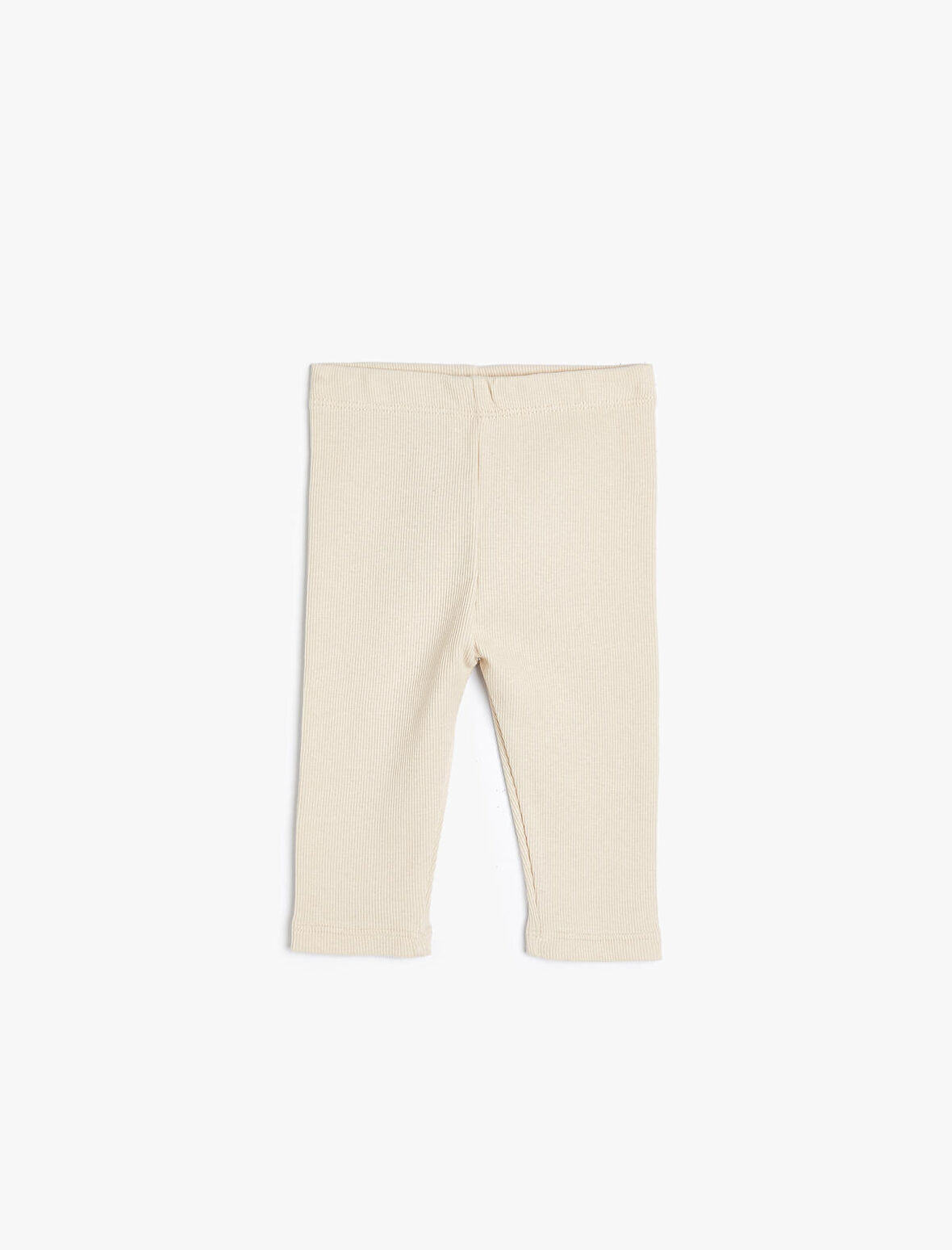 Basic Tayt Fitilli Beli Lastikli Pamuklu 