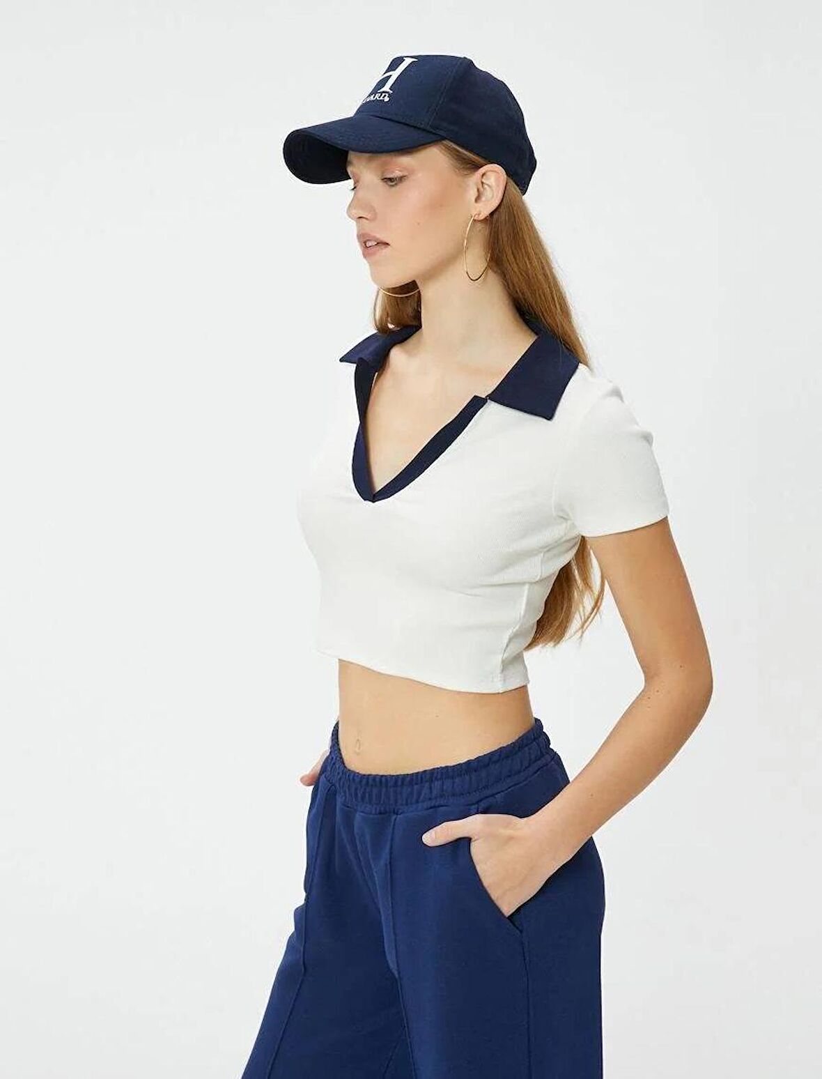 4SAL10812IK Koton Kadın T-shirt EKRU