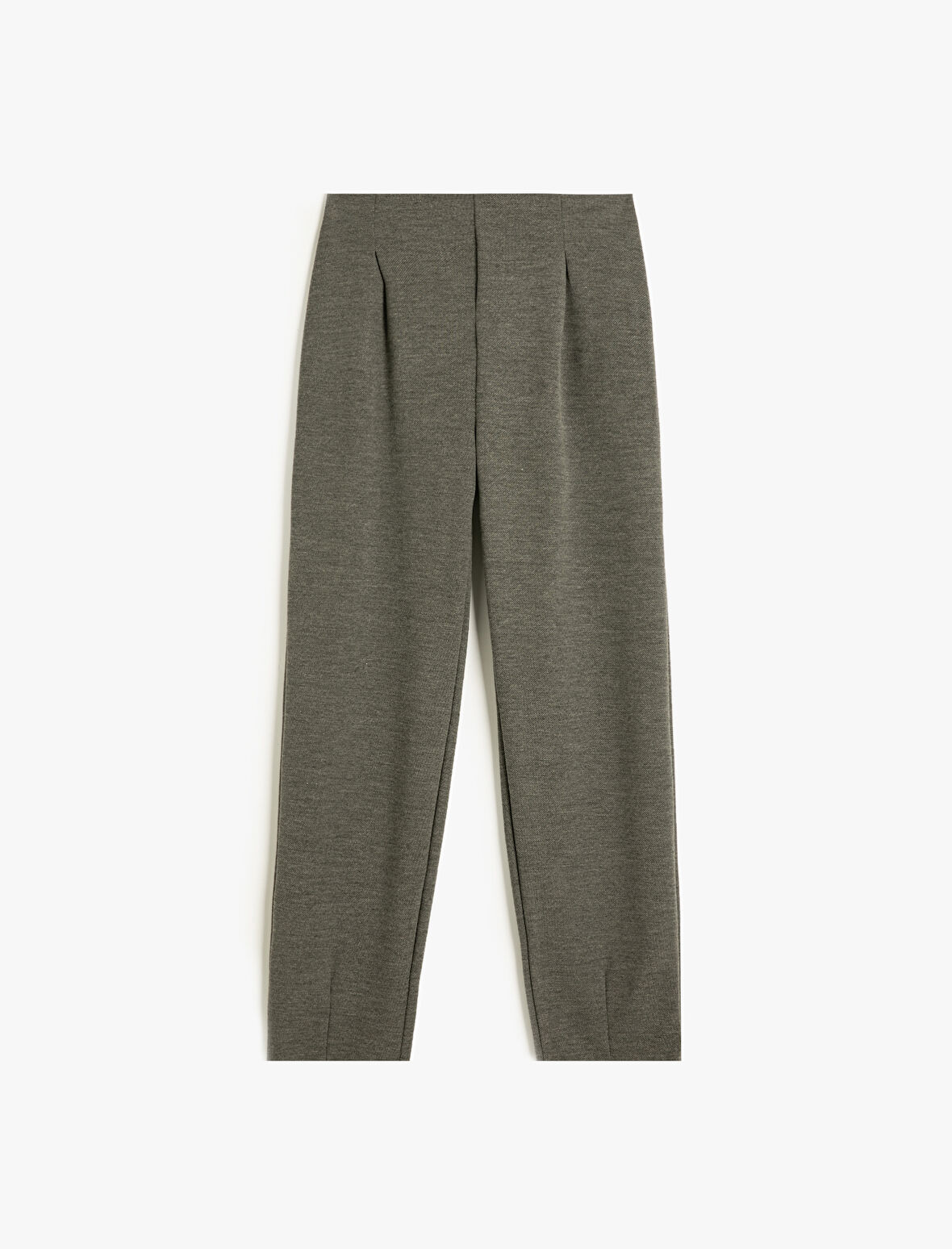 Basic Pantolon Beli Lastikli Pile Detaylı 