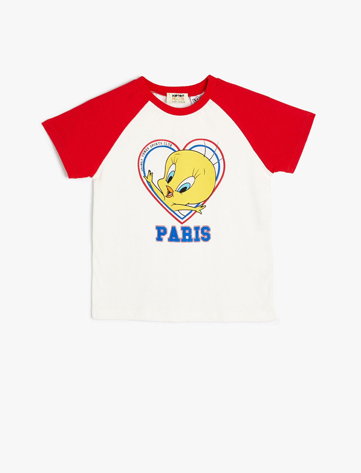 Tweety Tişört Lisanslı Baskılı Kısa Kollu Pamuklu