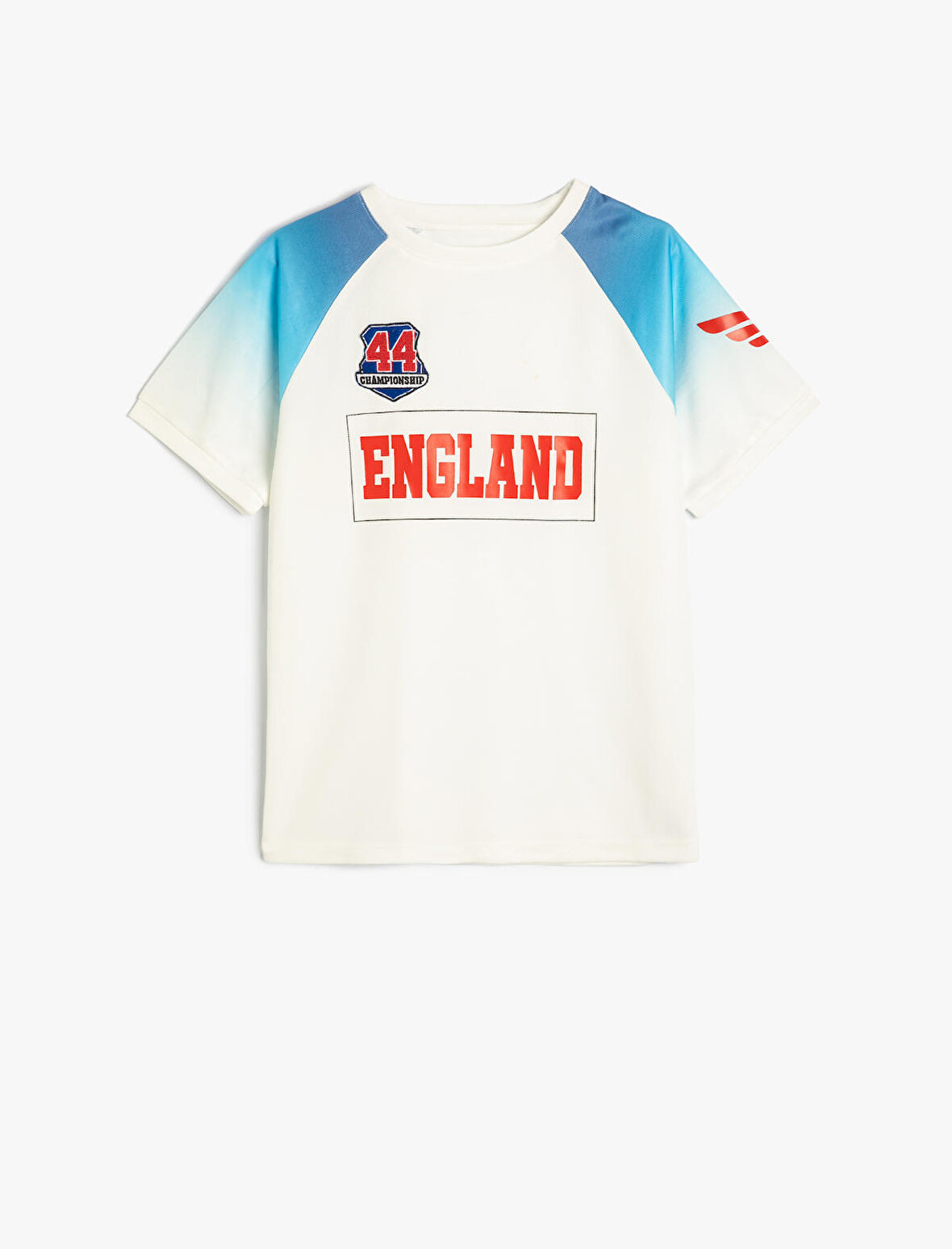 Oversize Tişört Spor Temalı Kısa Kollu Bisiklet Yaka Baskılı 