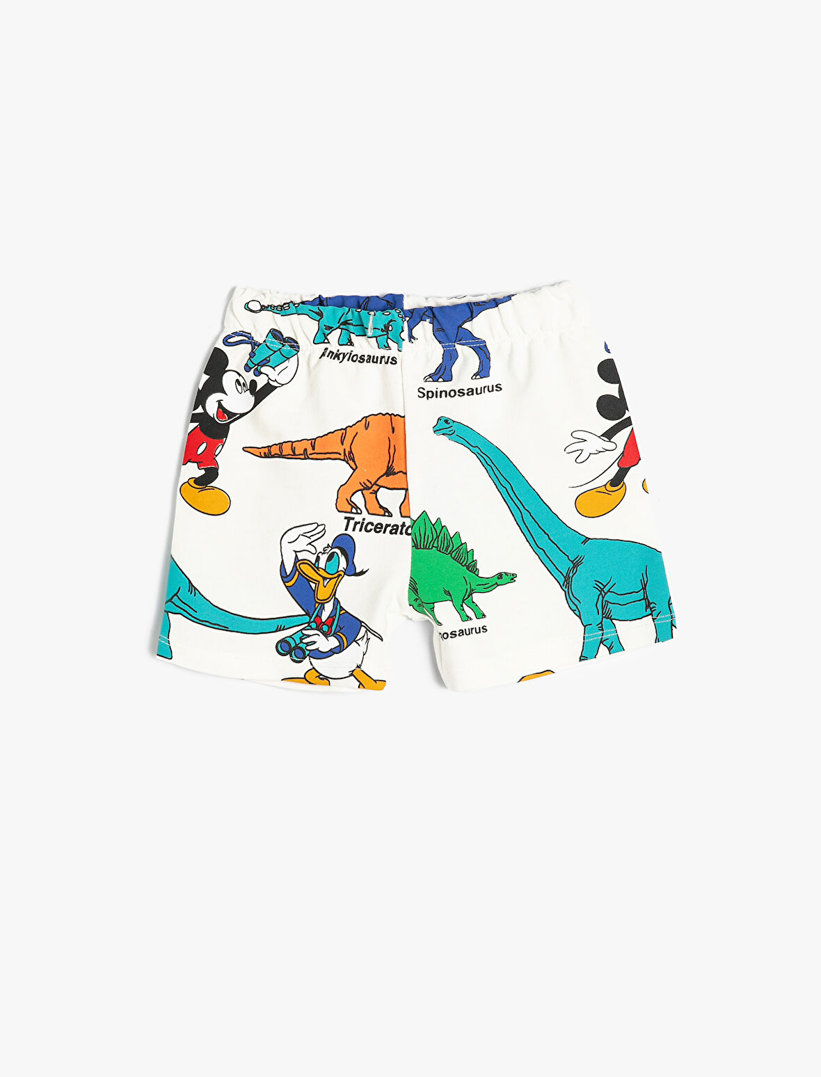 Mickey Mouse Şort Lisanslı Beli Lastikli Pamuklu