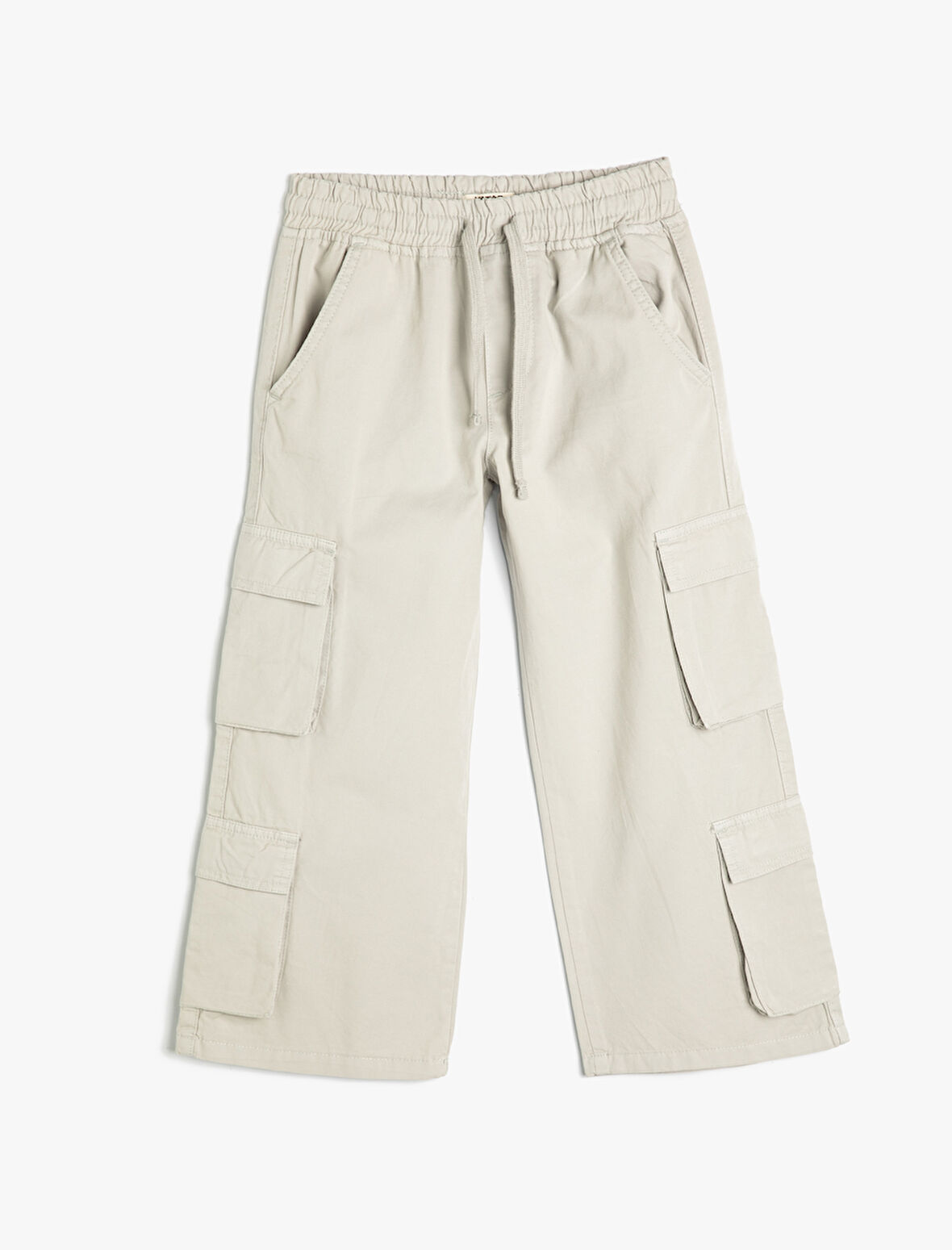 Kargo Pantolon Geniş Paça Pamuklu