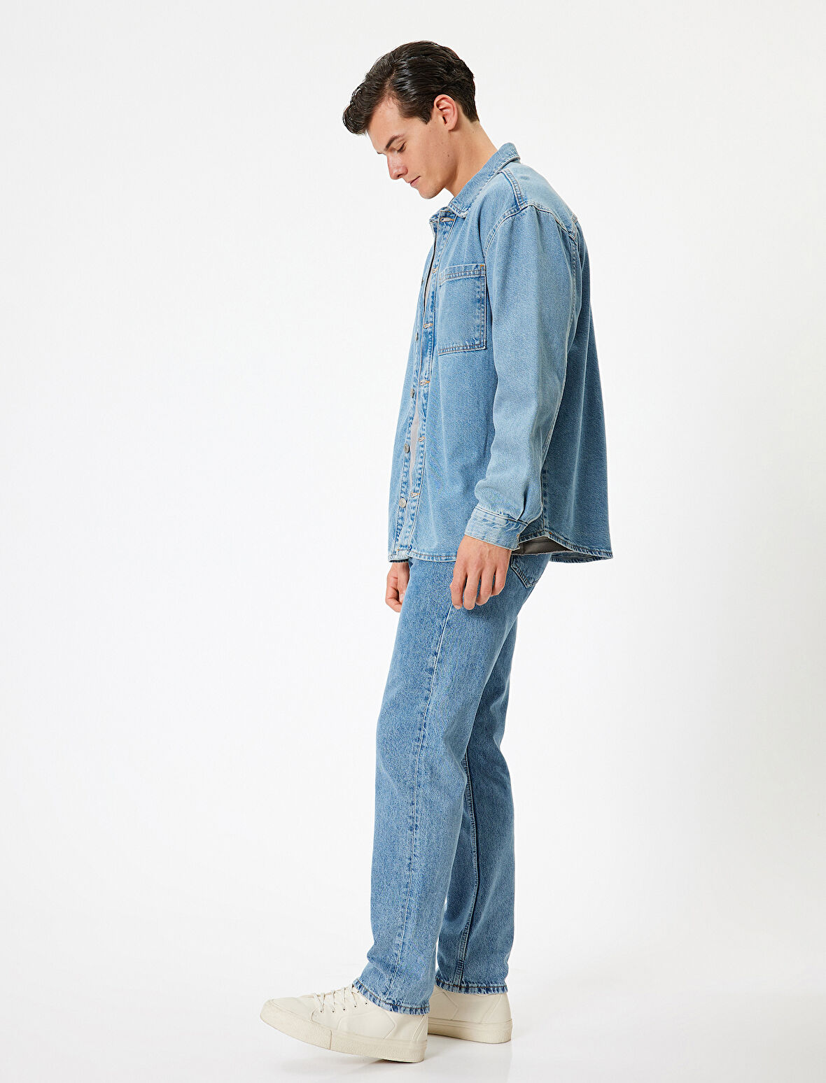 Straight Fit Kot Pantolon - Mark Jean