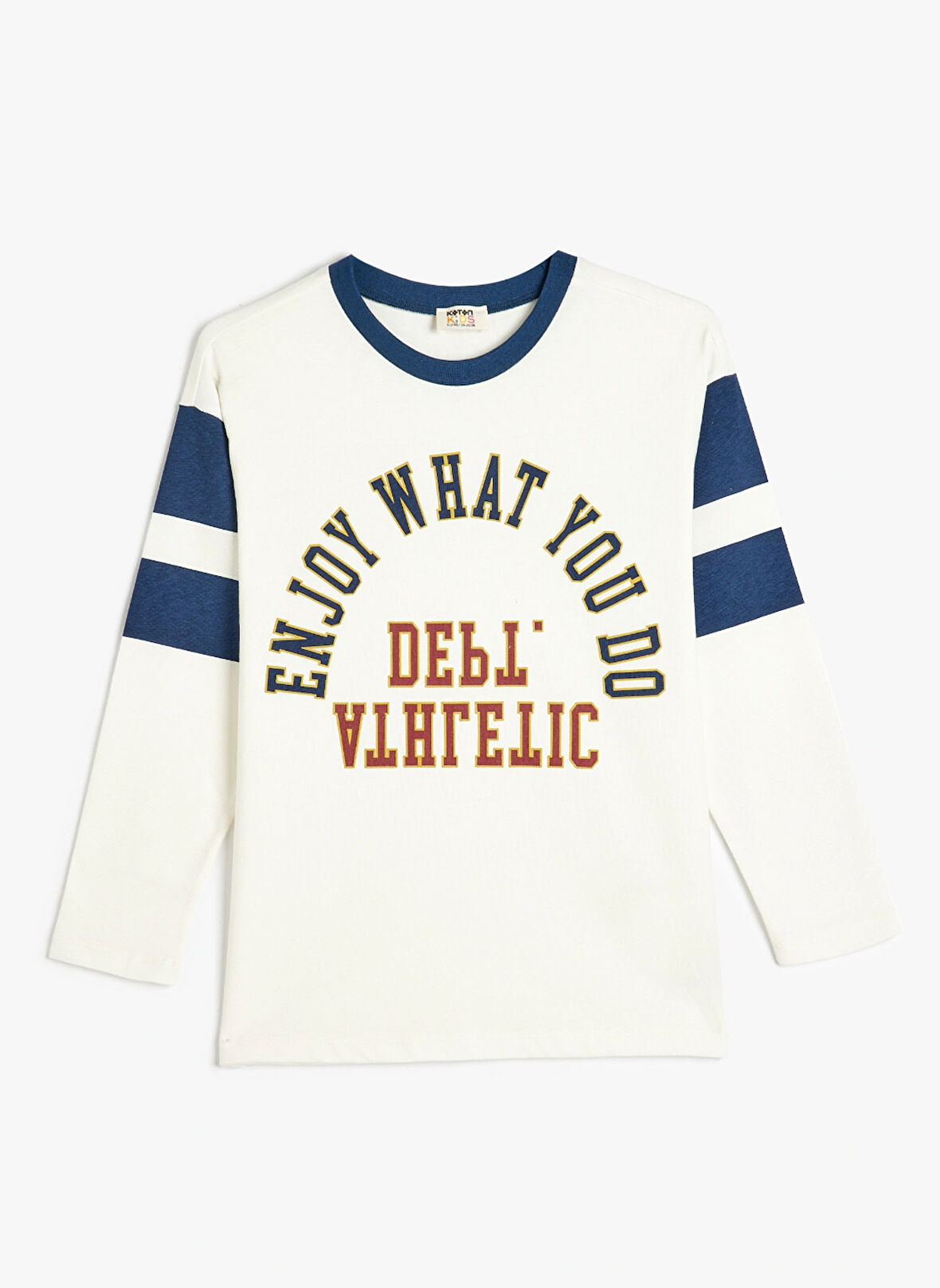 Koton Baskılı Ekru Erkek Çocuk  T-Shirt 5WKB10180TK