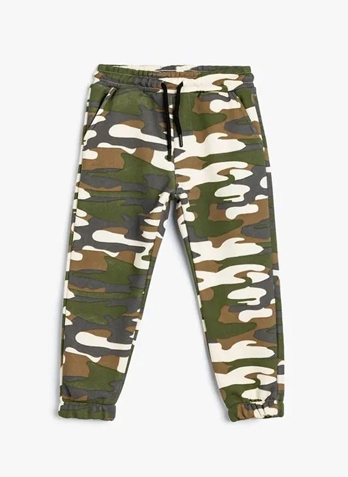 Çok Renkli Erkek Çocuk Lastikli Bel Regular Fit Kamuflaj Eşofman Altı 5WKB40102TK