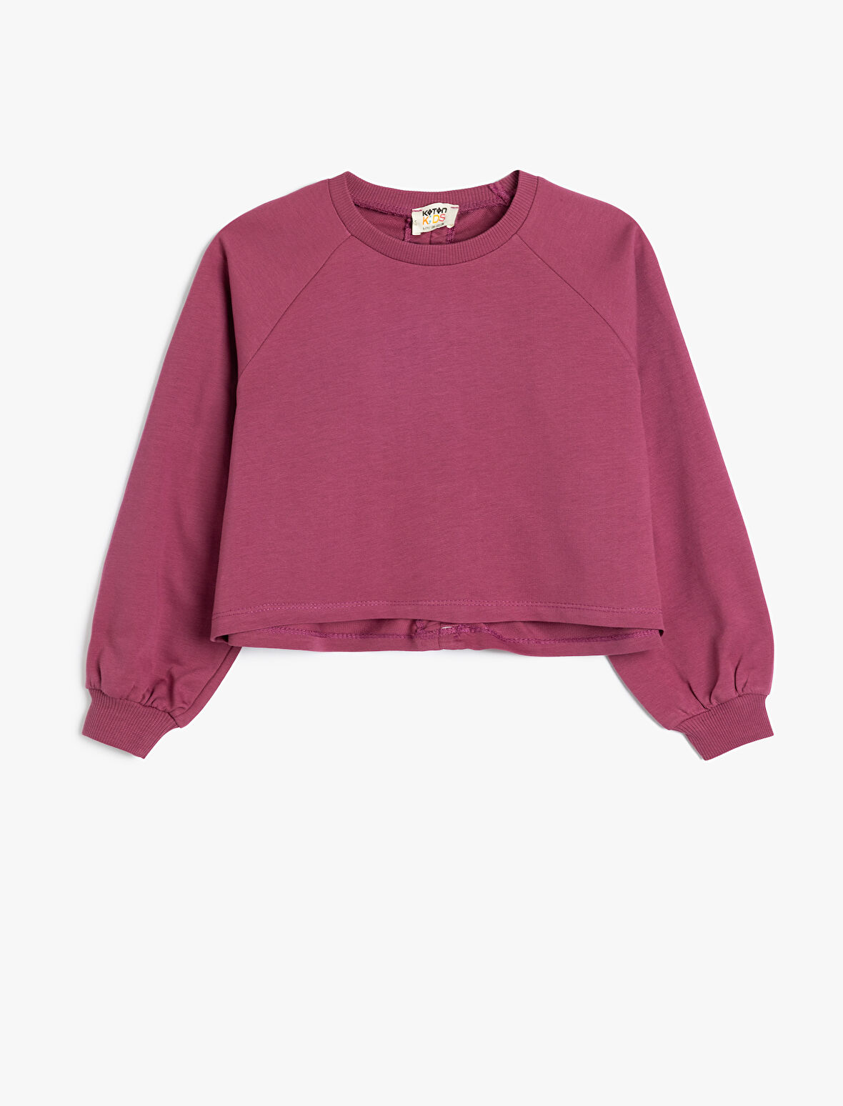 Basic Sweatshirt Uzun Kollu Bisiklet Yaka