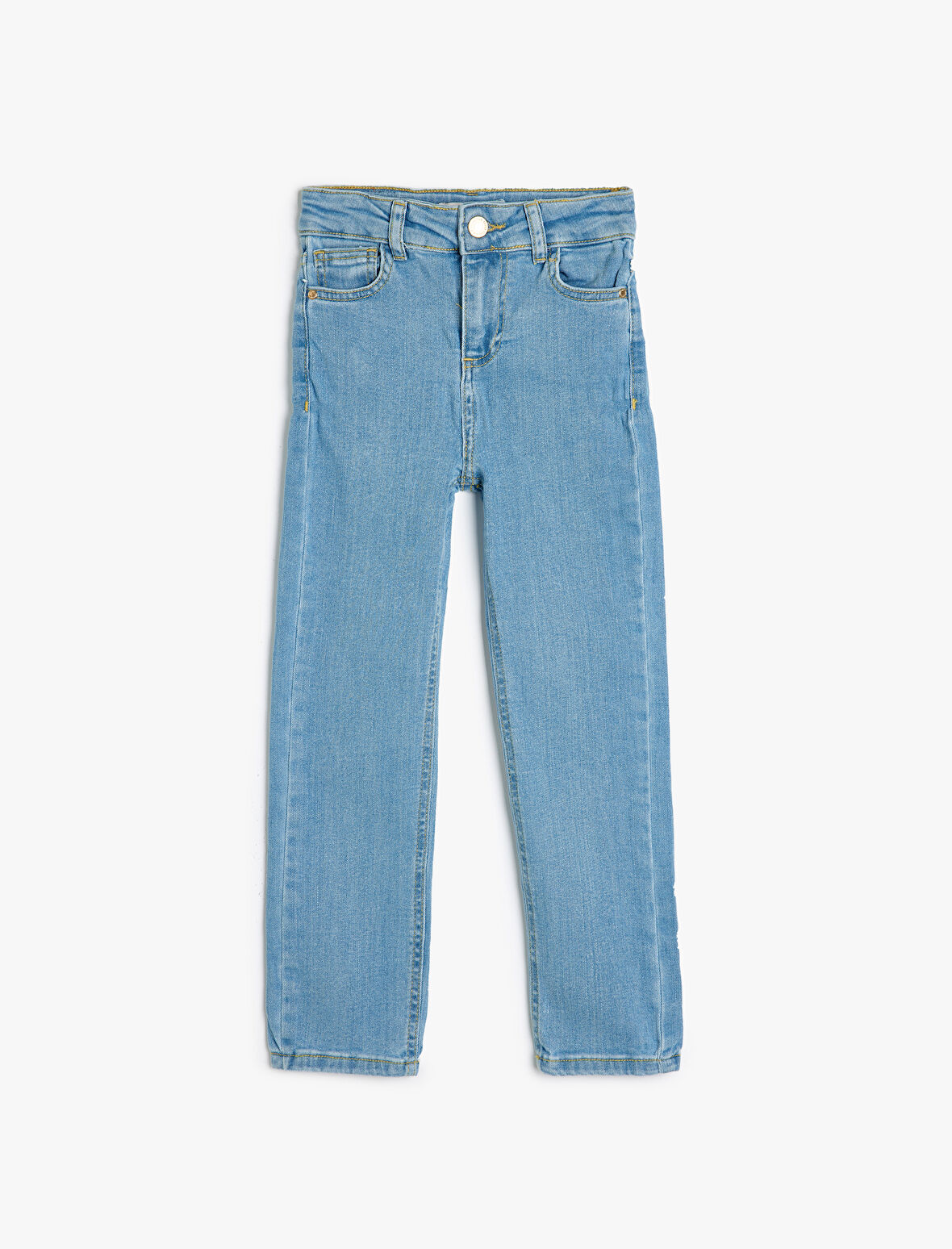 Normal Bel Dar Paça Kot Pantolon - Slim Jean