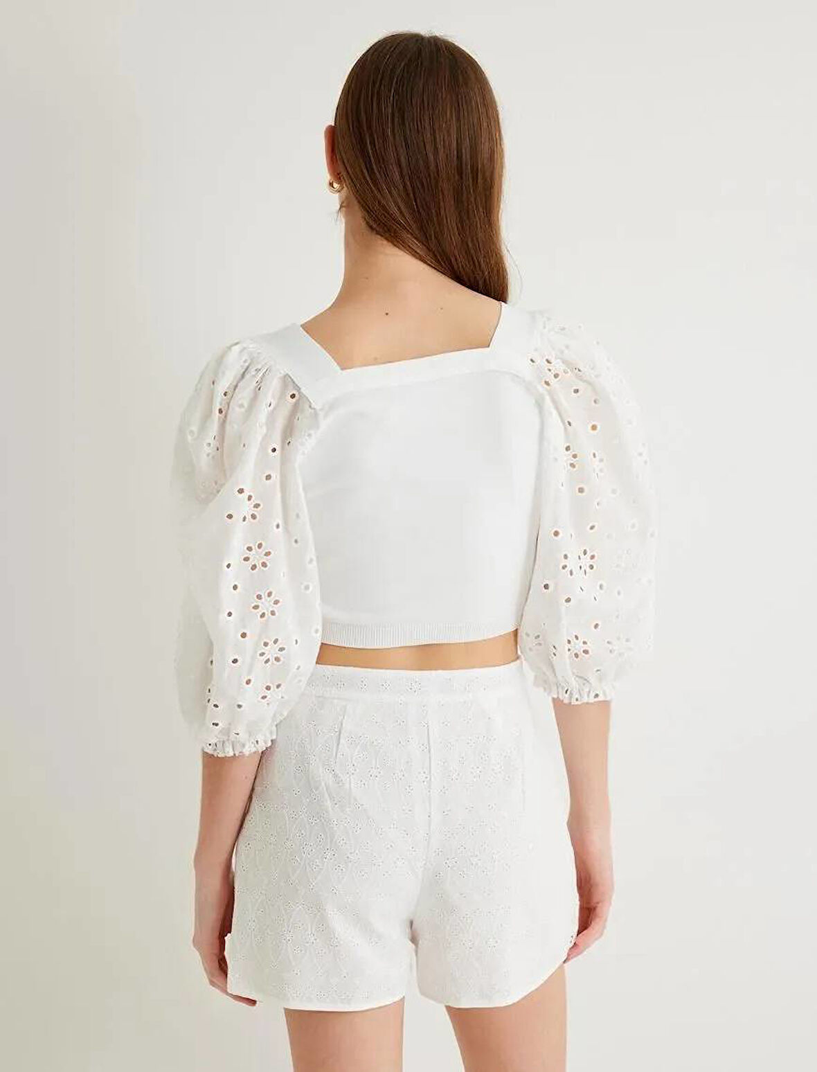 4SAK90185HT Koton Kadın Süeter BEYAZ