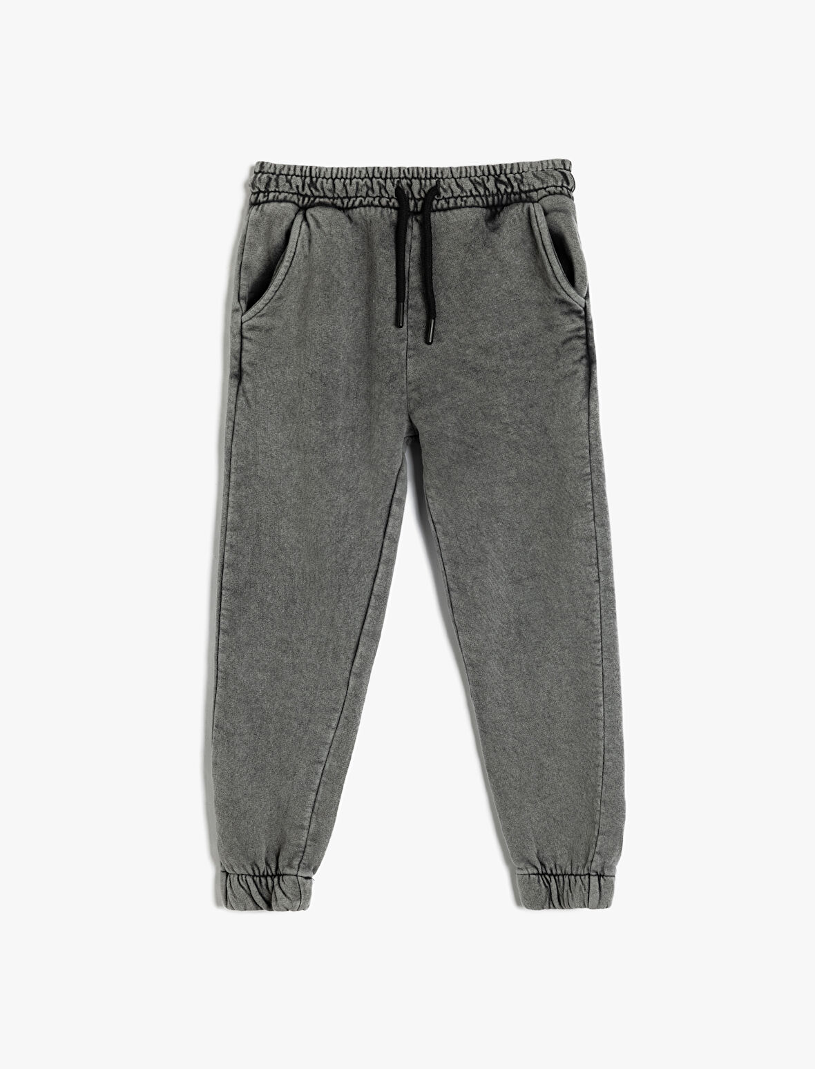 Eşofman Altı Beli Bağcıklı Cep Detaylı Pamuklu