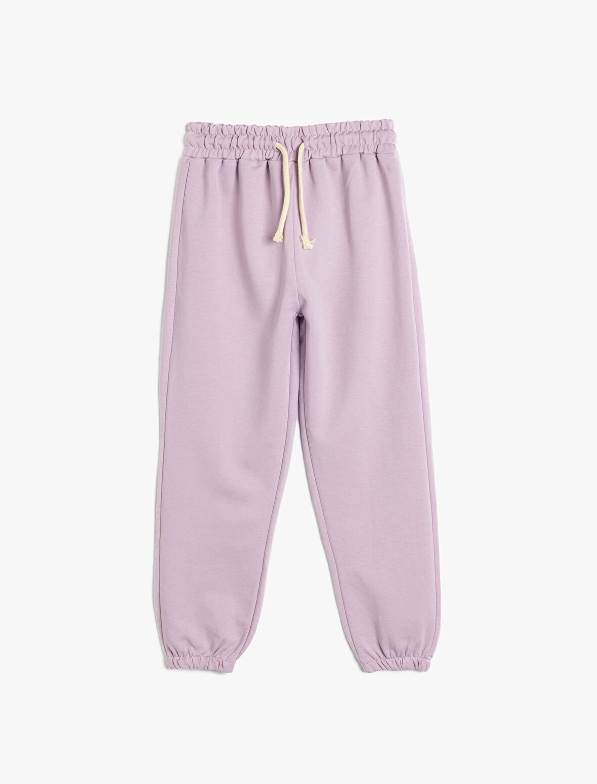 Basic Eşofman Altı Pamuklu Beli Lastikli