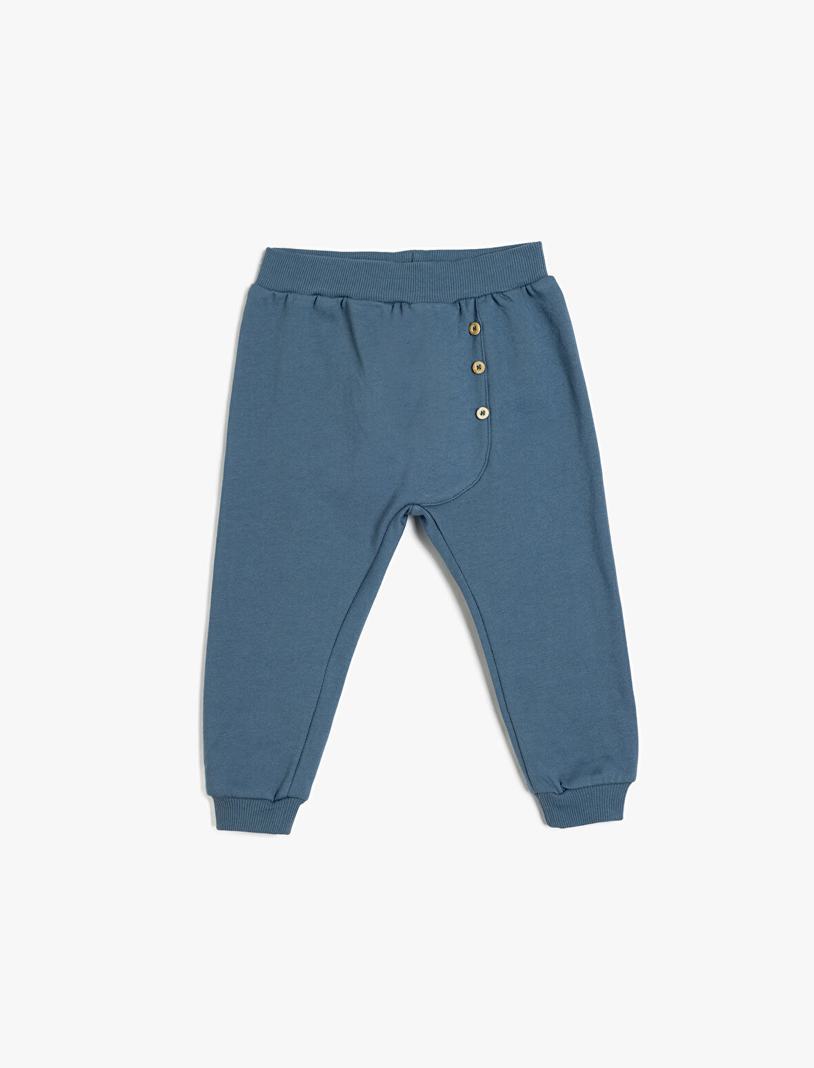 Basic Jogger Eşofman Altı Beli Lastikli Dokulu Pamuklu