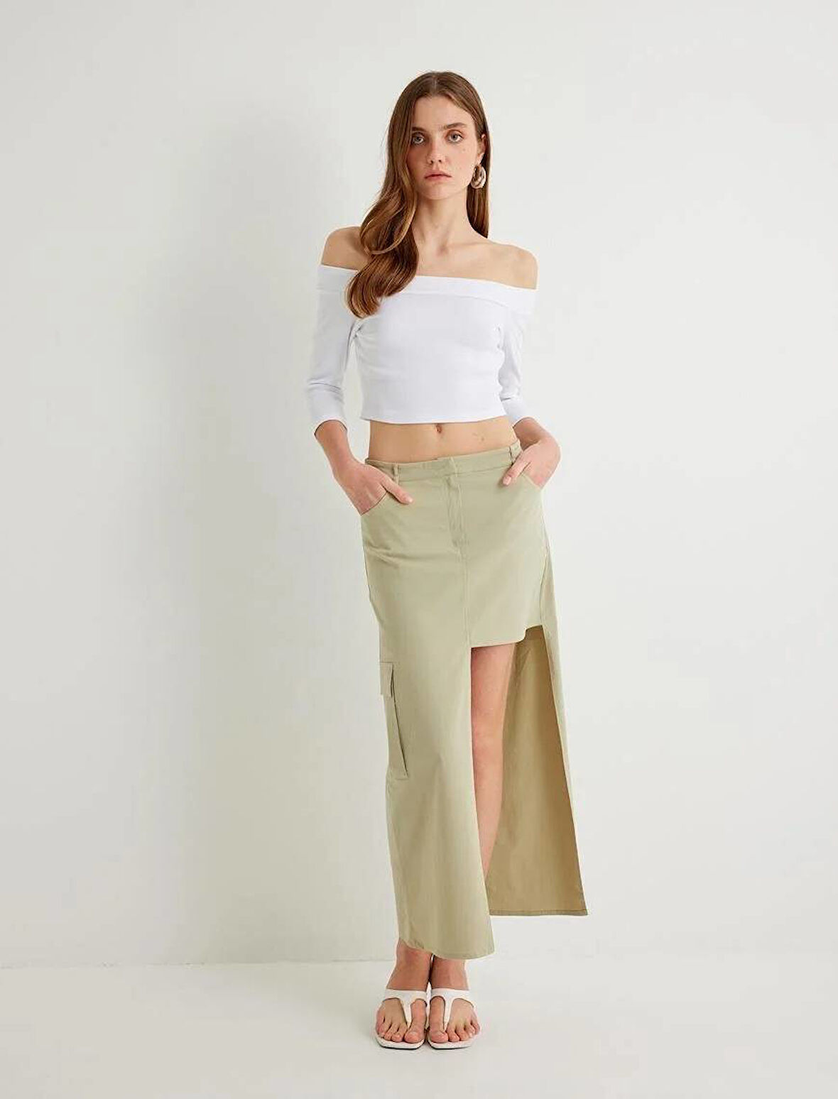 4SAK50021PK Koton Kadın T-shirt BEYAZ